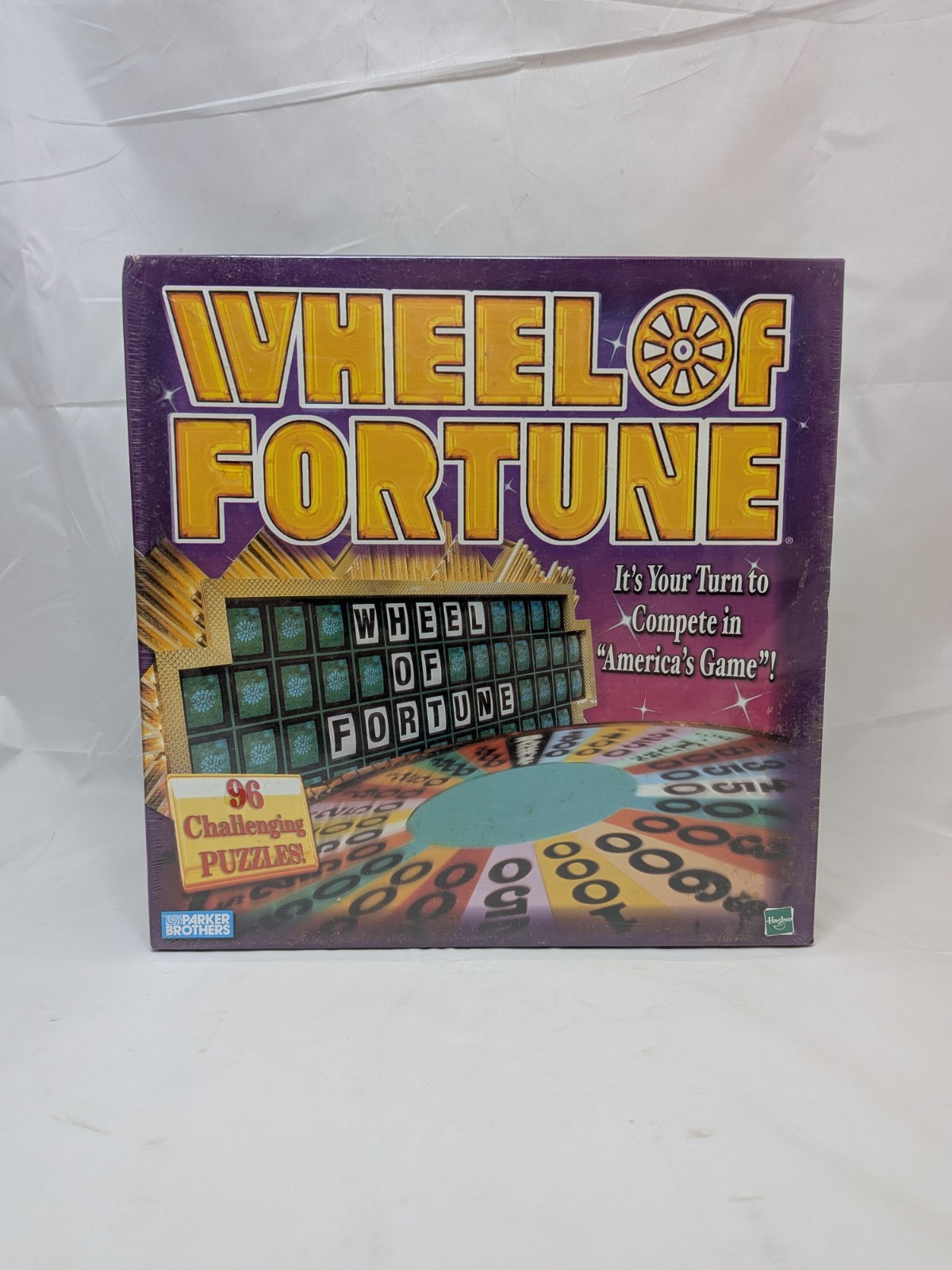 Vintage 1999 Parker Brothers Hasbro WHEEL OF FORTUNE Game NEW Factory Sealed