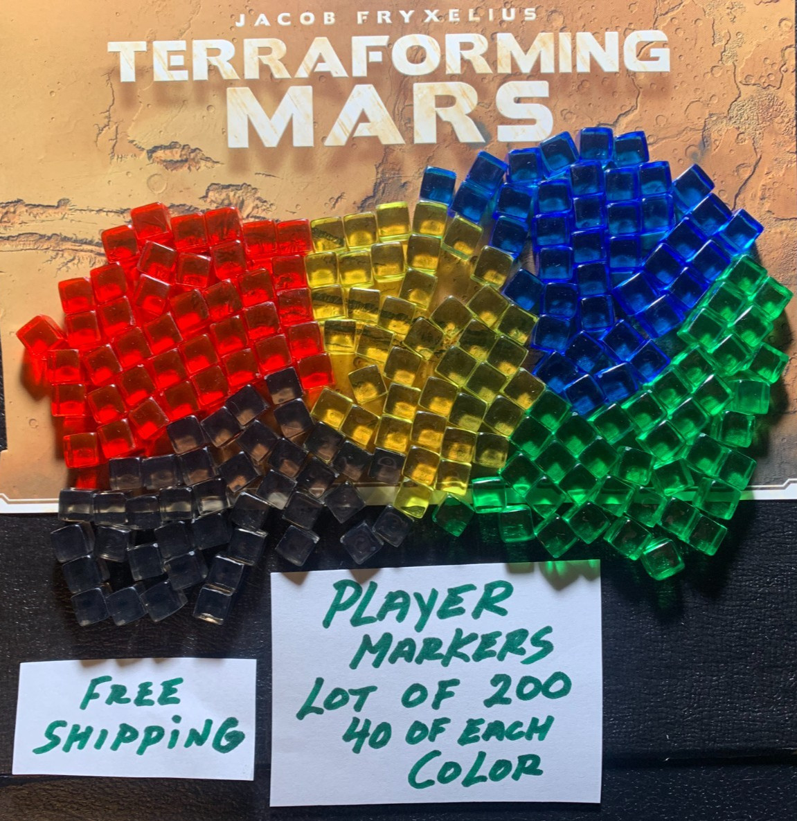 Terraforming Mars PLAYER MARKERS Lot of 200 FREE SHIP Stronghold Games