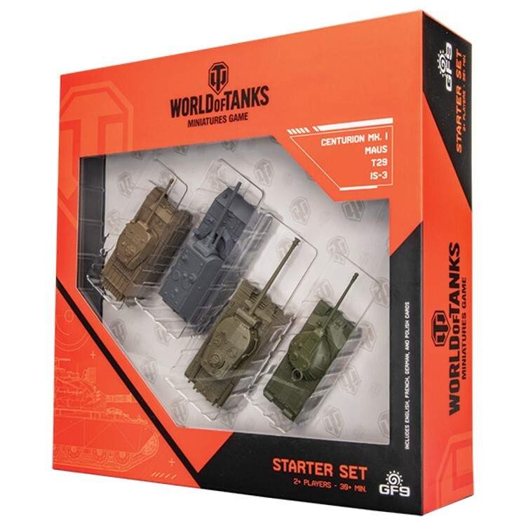 World of Tanks: Starter Set (Maus, T29, IS-3, Centurion) Gale Force 9 | New 2023