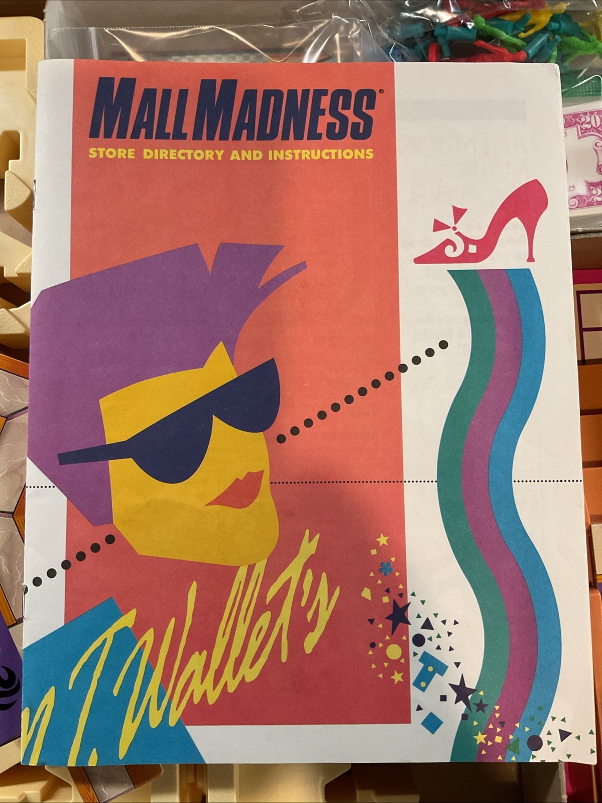 Vintage 1989 Mall Madness Electronic Board Game Milton Bradley 100% Complete