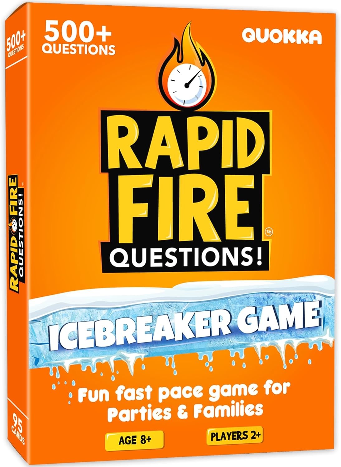 QUOKKA Icebreaker Cards with 500+ Questions – Adults Kids Family Conversation Ca