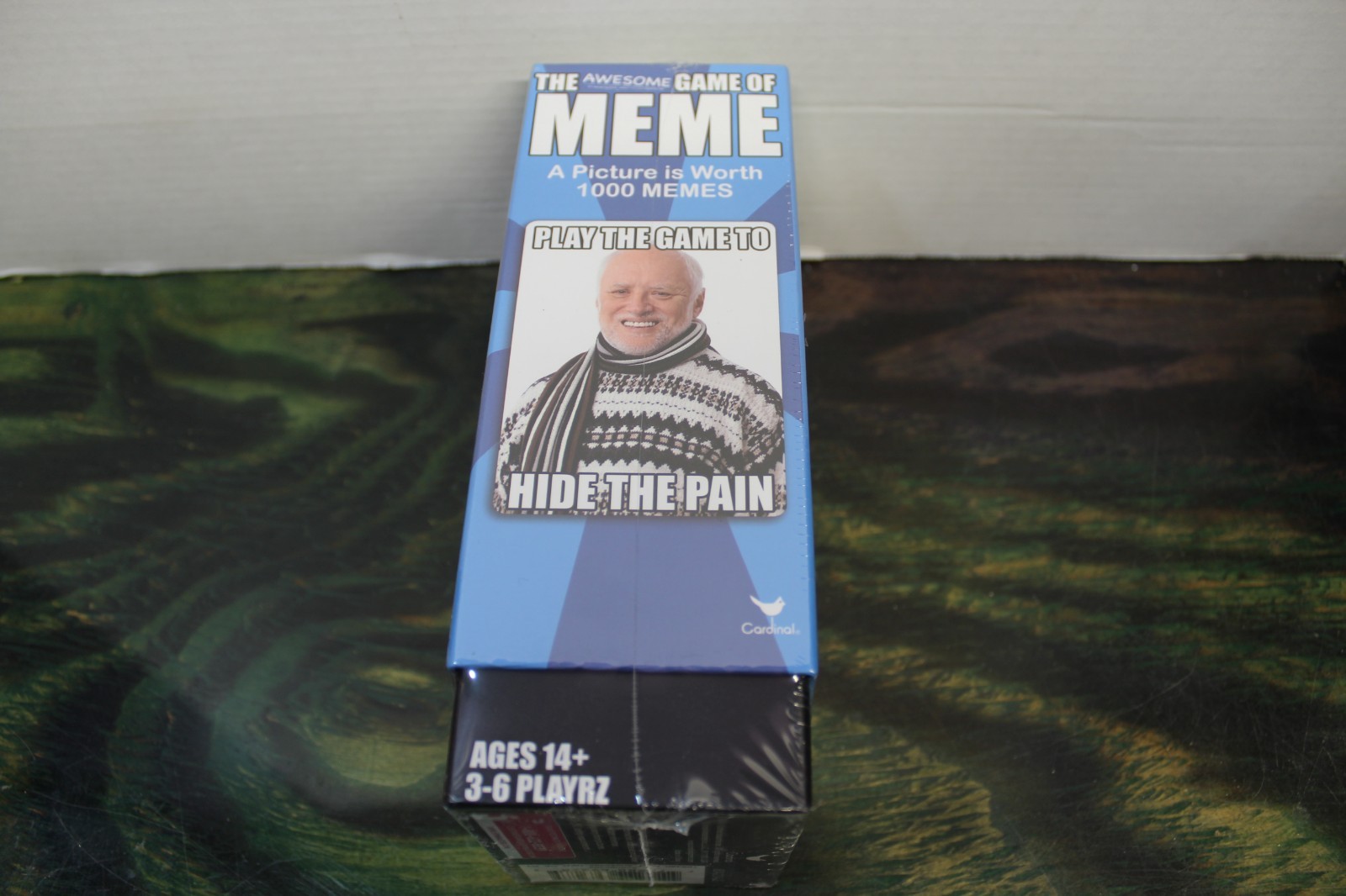 The Awesome Game of Meme Cards Game Box Ages 14+ 3-6 Players