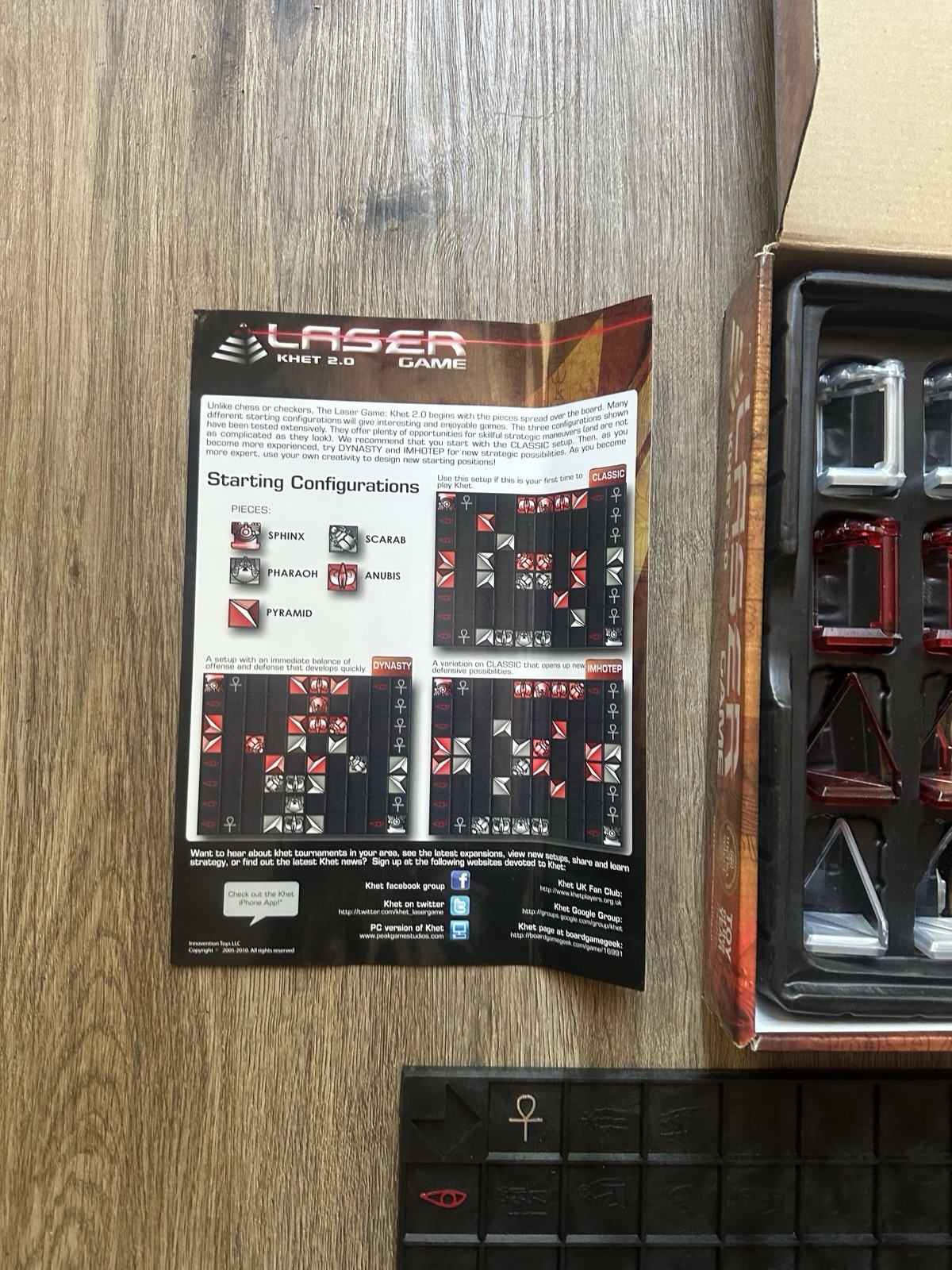 Laser Game Khet 2.0 Mensa Select Winner, Complete Functional