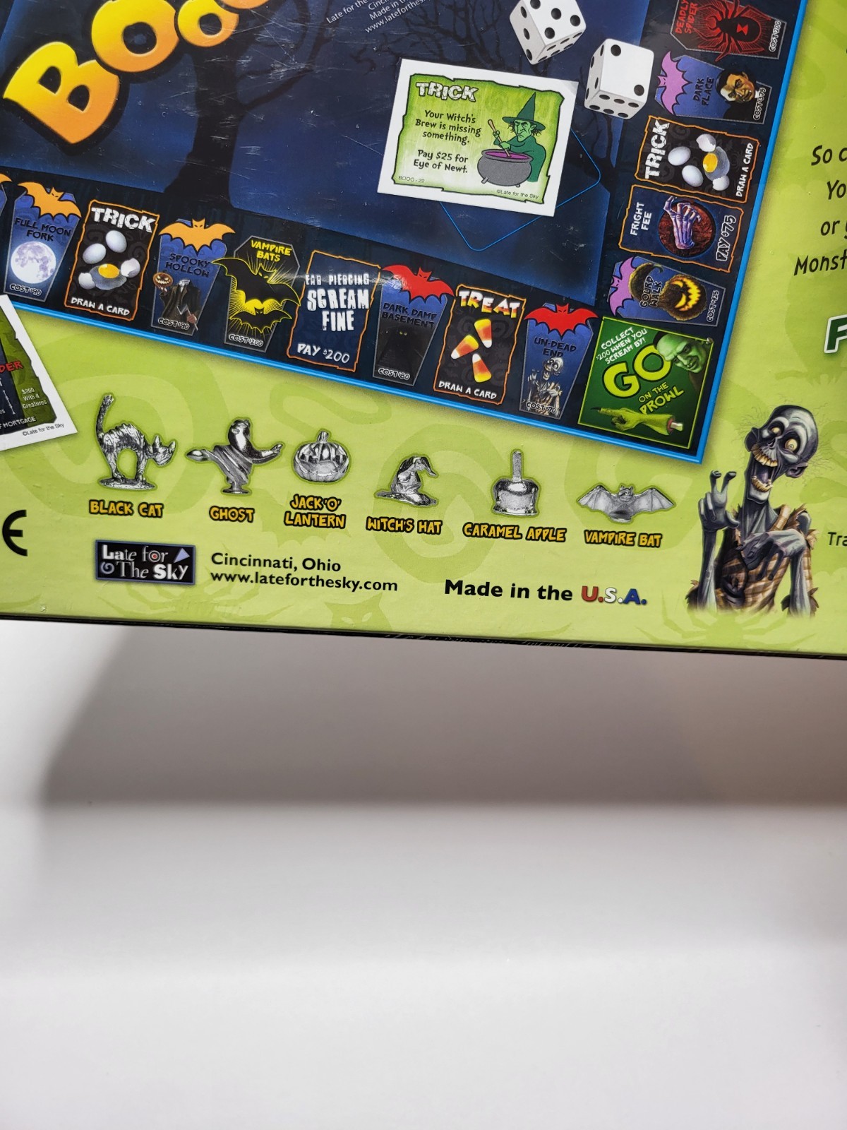 Boo Opoly Board Game Family Fun Spooky Halloween Seasonal Games Night Sealed