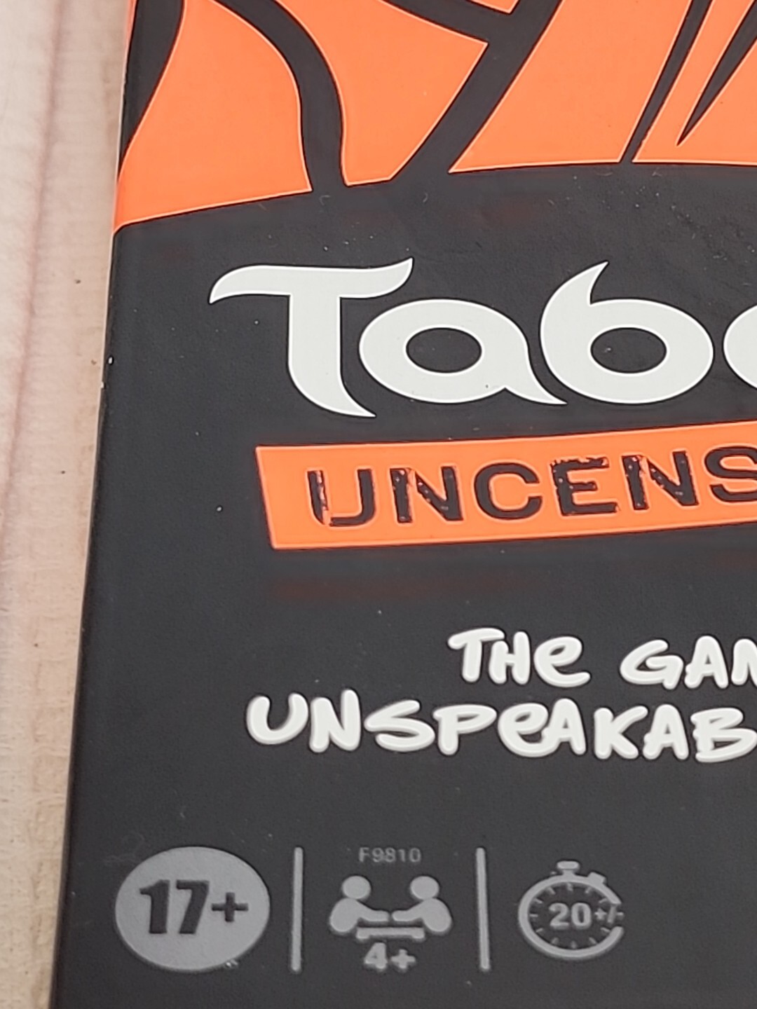 Taboo Uncensored Hasbro Gaming New
