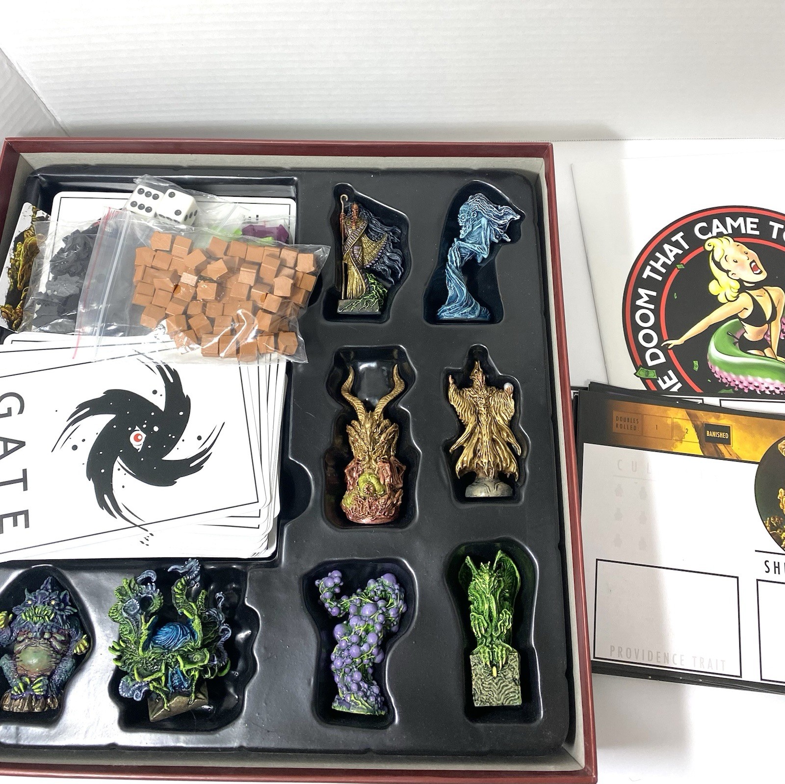 Cryptozoic Boardgame The Doom That Came to Atlantic City 100% Complete Lovecraft