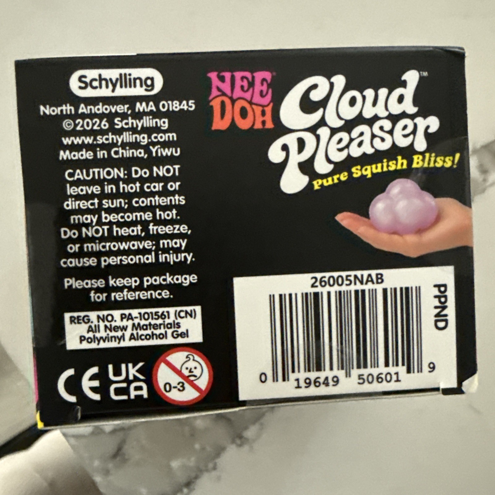 NeeDoh Cloud Pleaser Soft Schylling Squish Authentic Rare Sealed opened box