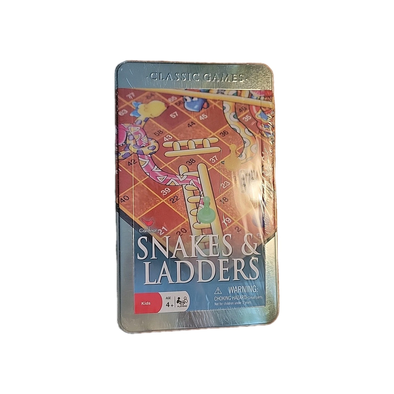 Snakes And Ladders Game 2007 – Collector’s tin -Full size Board – NEW/SEALED