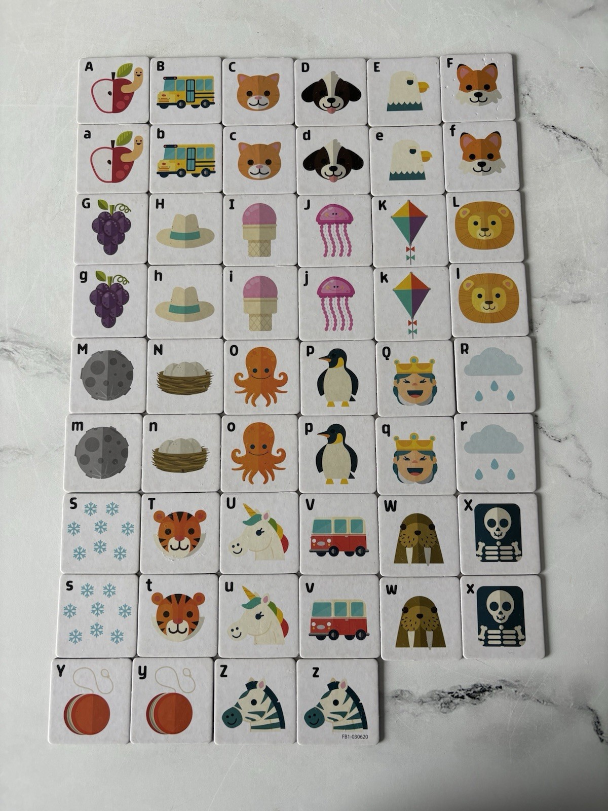 Alphabet Matching Memory Game for Kids Ages 3+ – Preschool Letter Matching Bo…