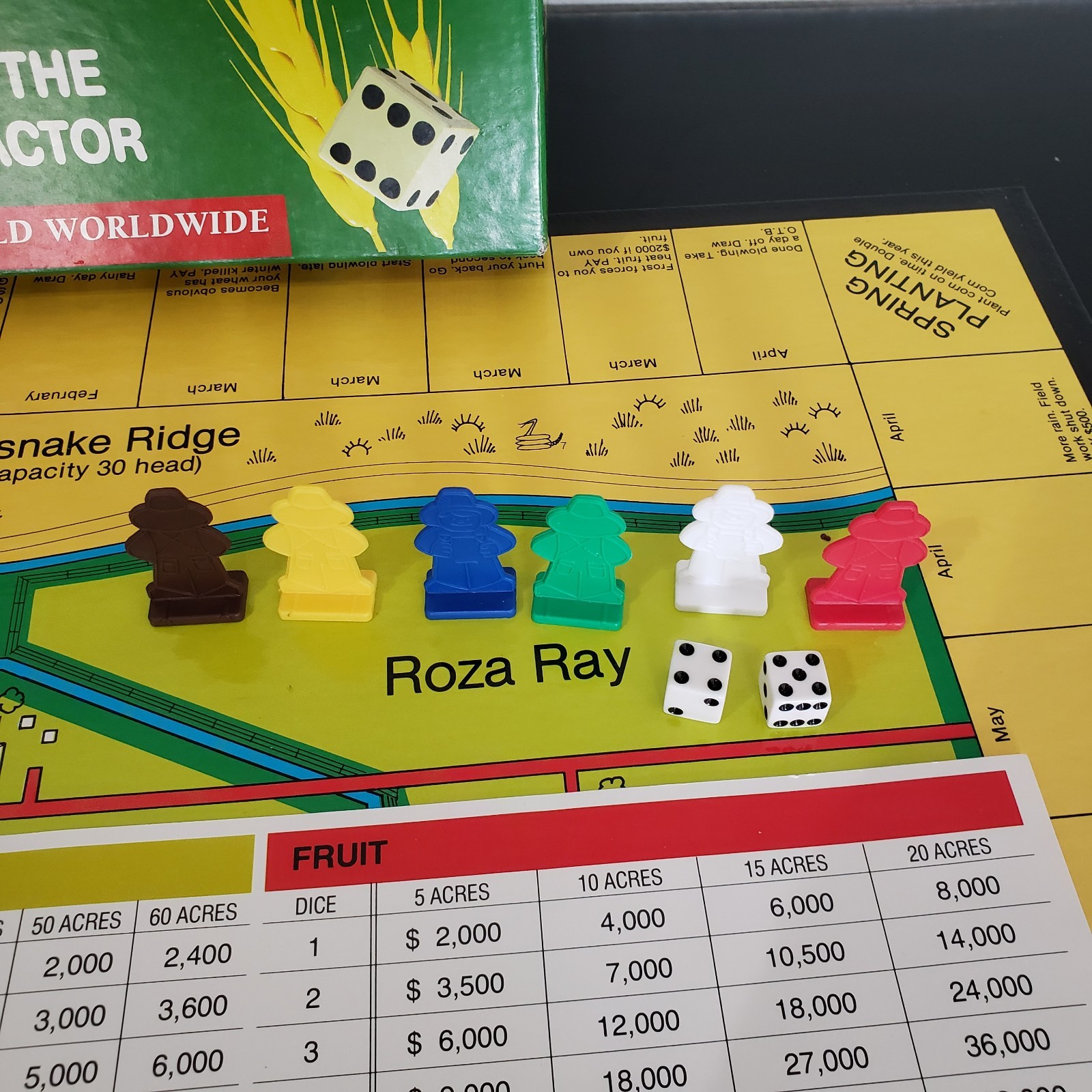 Vintage The Farming Game Harvest the Fun! 1996 Complete