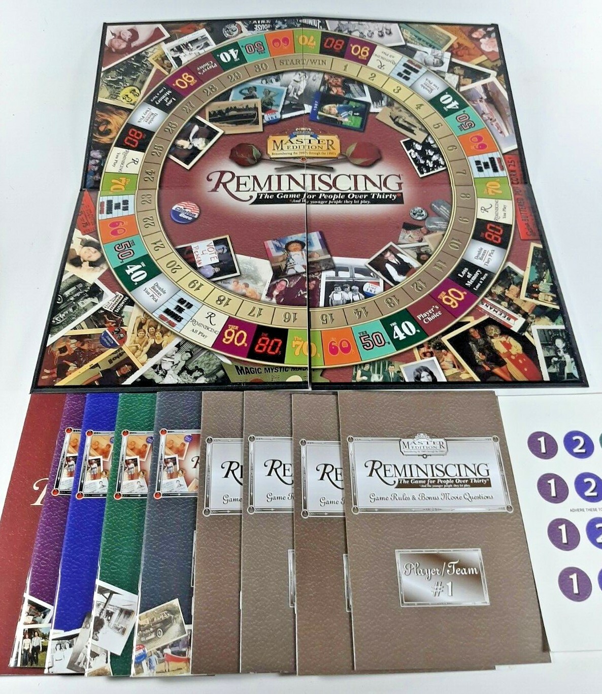 Reminiscing Deluxe Master Edition The Game for People Over Thirty by TDC Games!