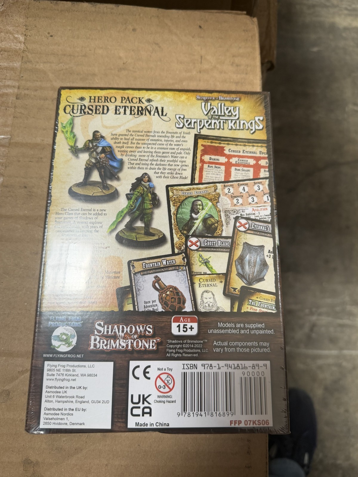 Shadows of Brimstone Adventures Kickstarter Warlord Level Pledge NEW SEALED