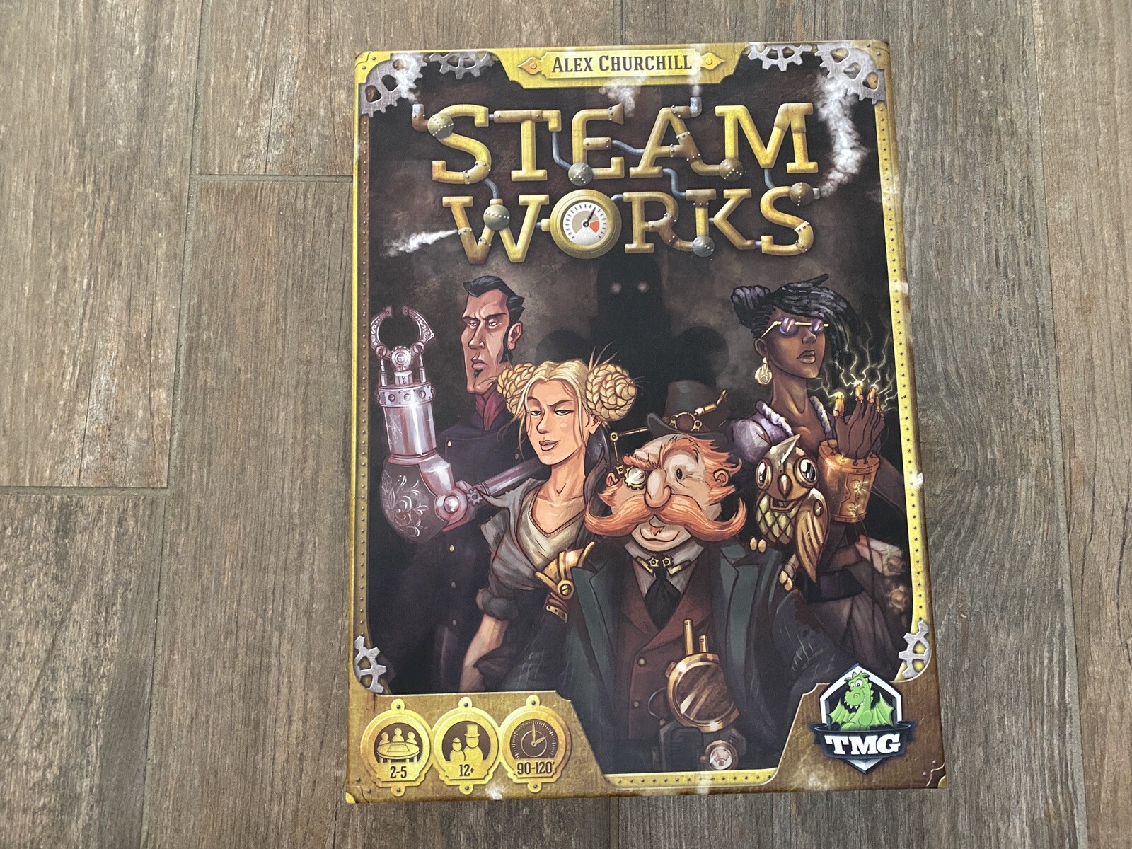 Steam Works Board Game – Tasty Minstrel Games – Adult Owned – Complete