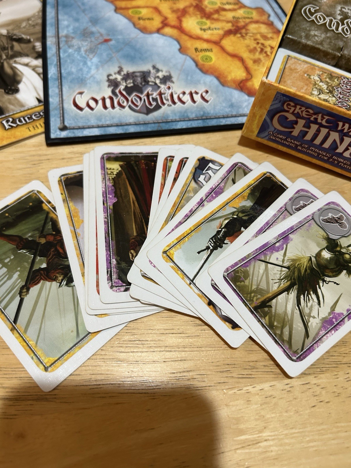 Complete Fantasy Flight Games Condottiere 3rd Ed Renaissance Board Game