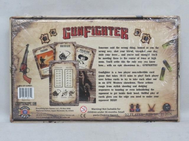 Everything Epic Games: Gunfighter – Card Game of Epic Gunfights! (SEALED)