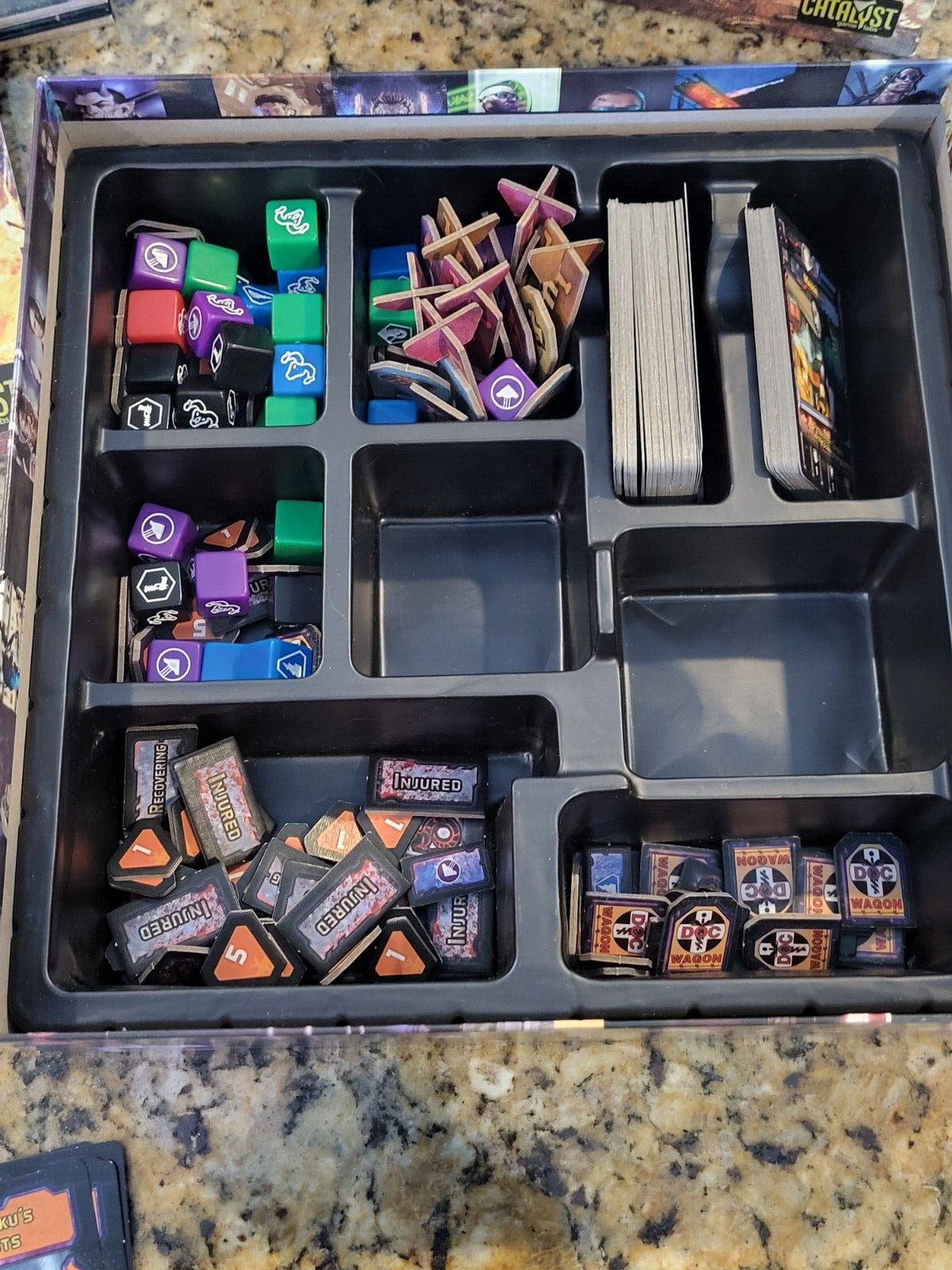 Shadowrun Sprawl Ops Board Game Catayst Game Labs Topps