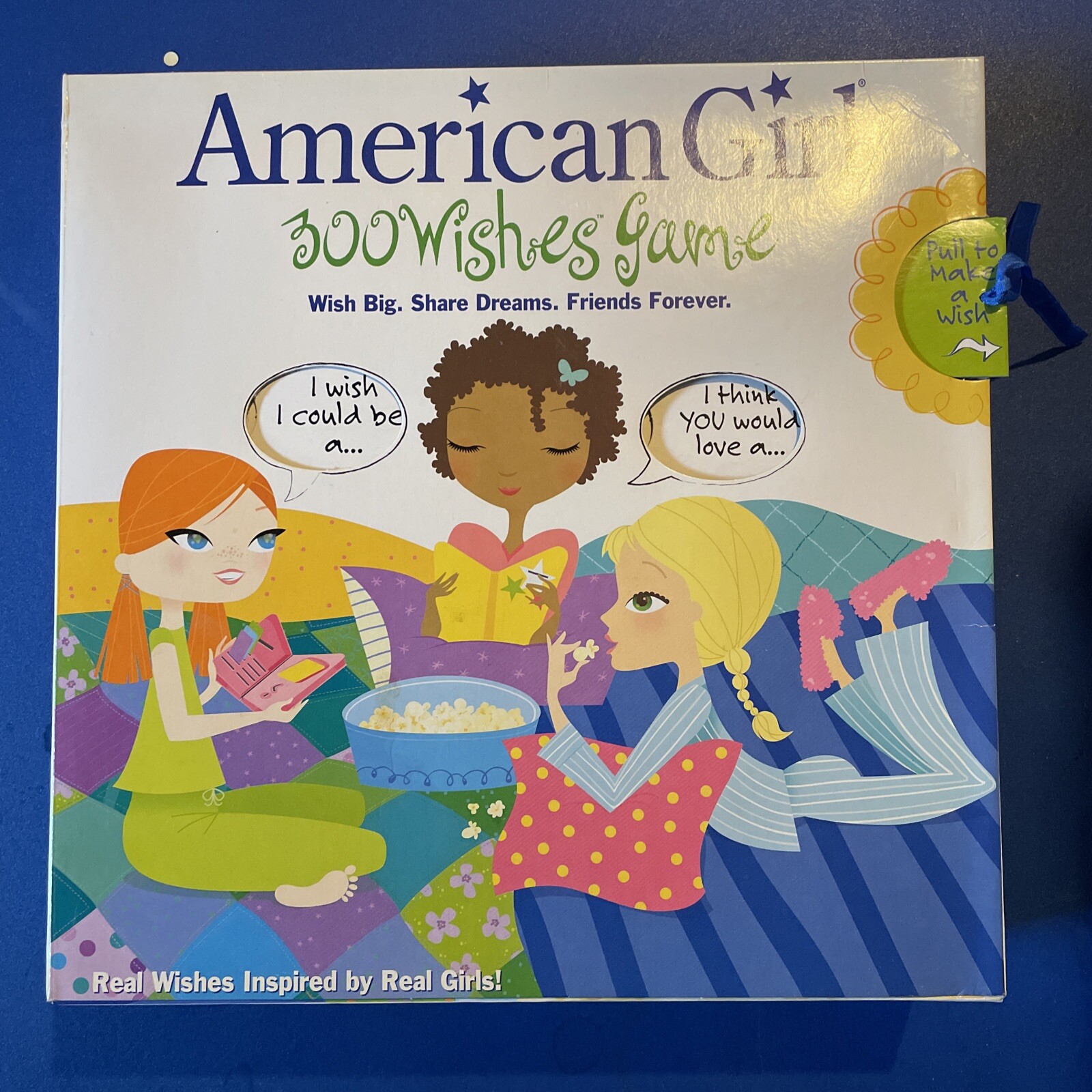 American Girl Doll 300 Wishes Board Game Complete Diary Key Sleepover Retired 07