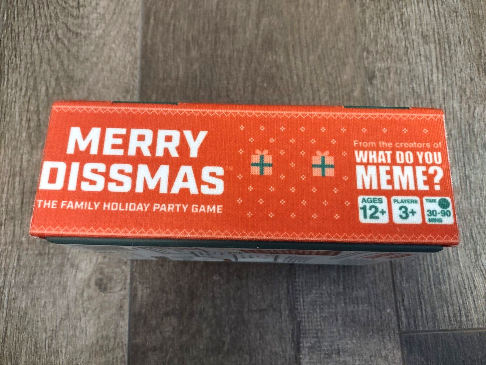 Merry Dissmas Game Family Holiday Party Ages 12+ Christmas Gently Used