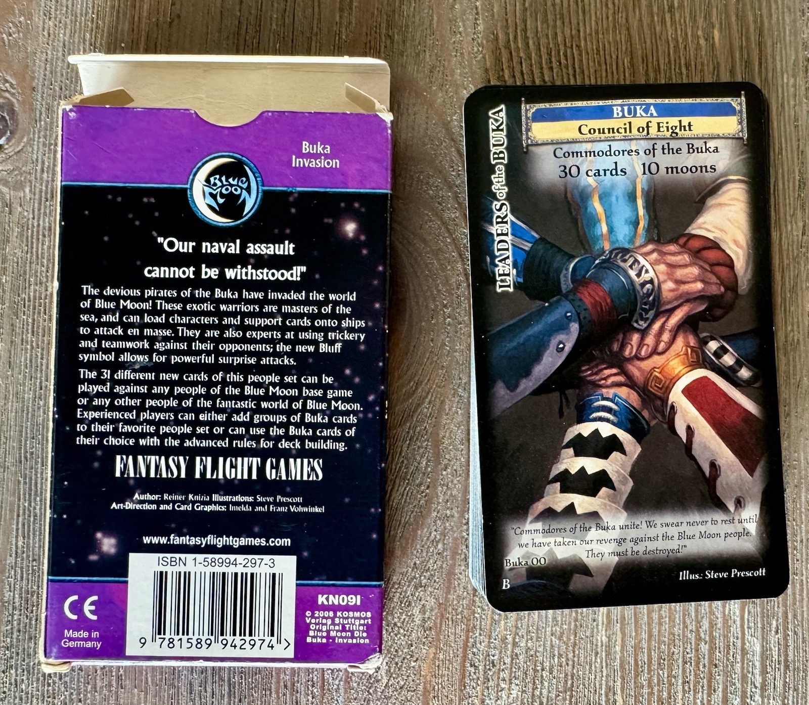 Blue Moon Buka Invasion Expansion Pack Board Game – Complete