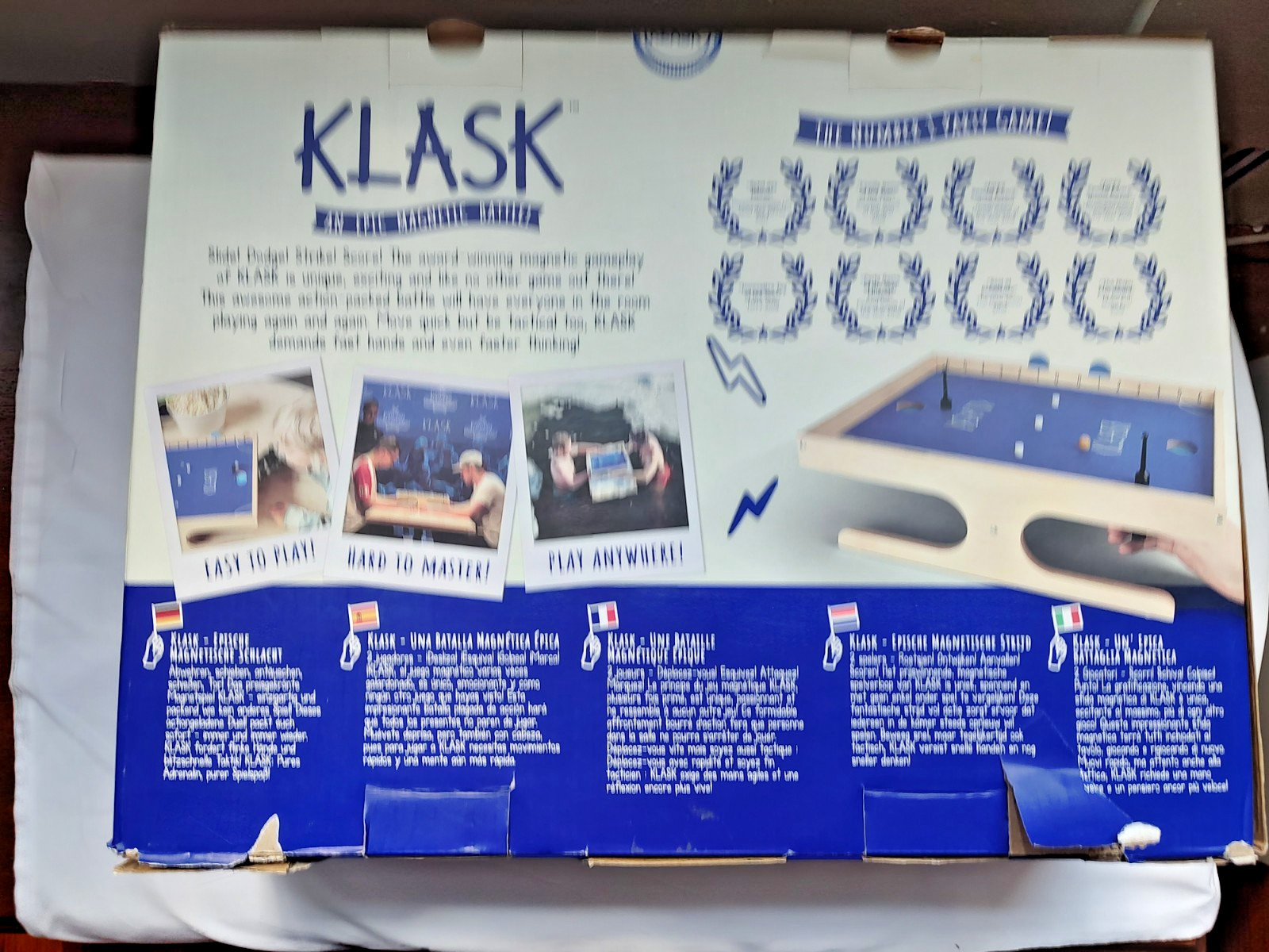 Klask Game – An Epic Magnetic Battle – Designed In Denmark (with spare parts)