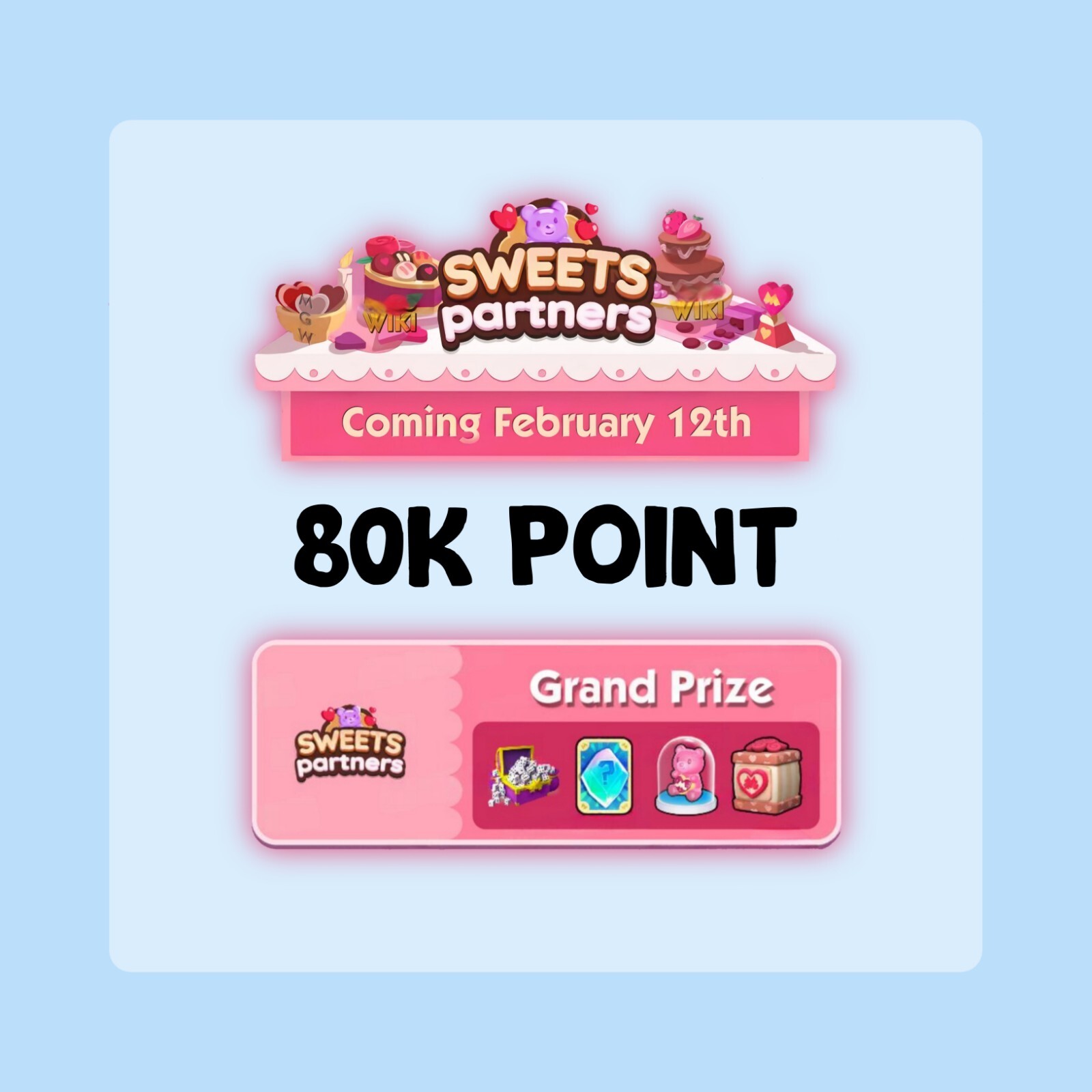 SWEETS PARTNERS 80K POINT – RUSH – MONO GO PARTNER EVENT