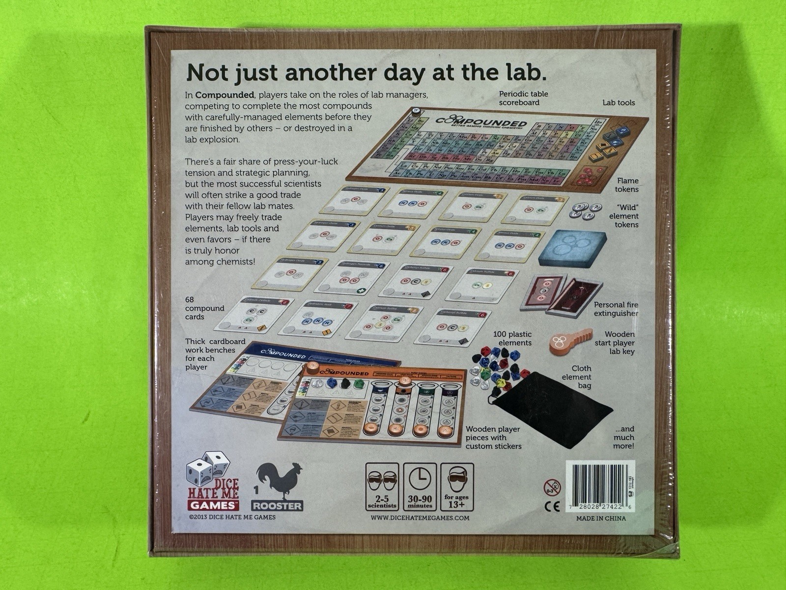 Compounded (Better Gaming Through Chemistry) Board Game Sealed Brand New