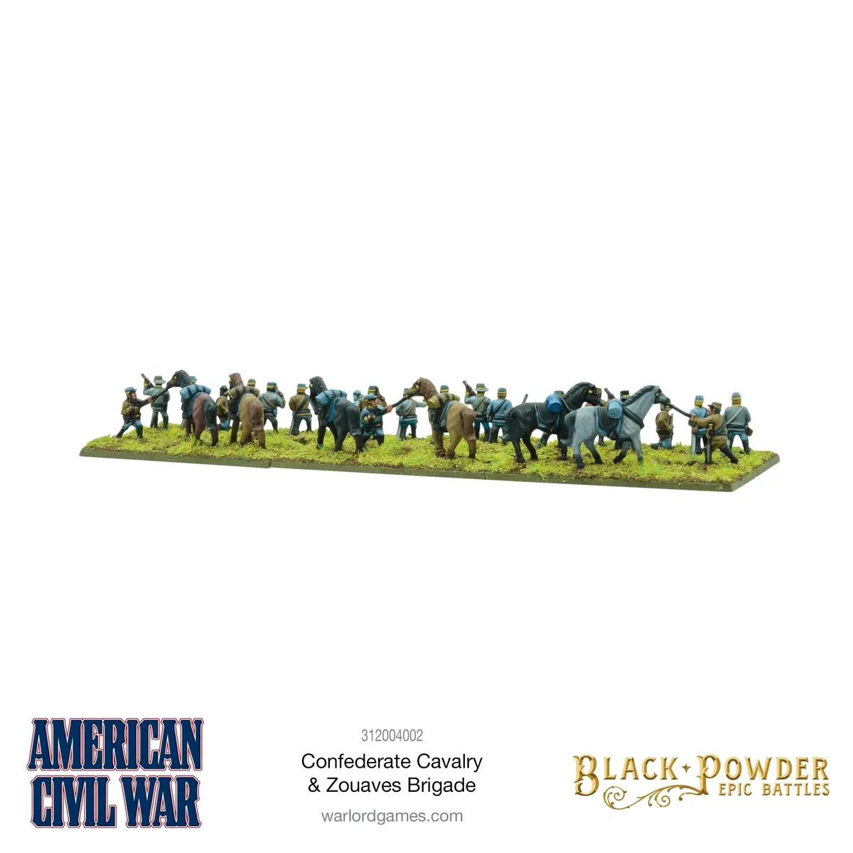 BP Epic Battles American Civil War Confederate Cavalry & Zouaves Brigade