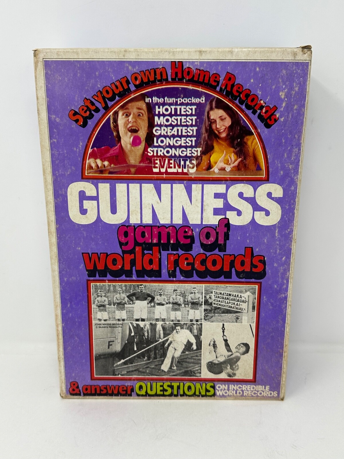 Vintage 1975 Parker Brothers Guinness Game of World Records Complete!! E5