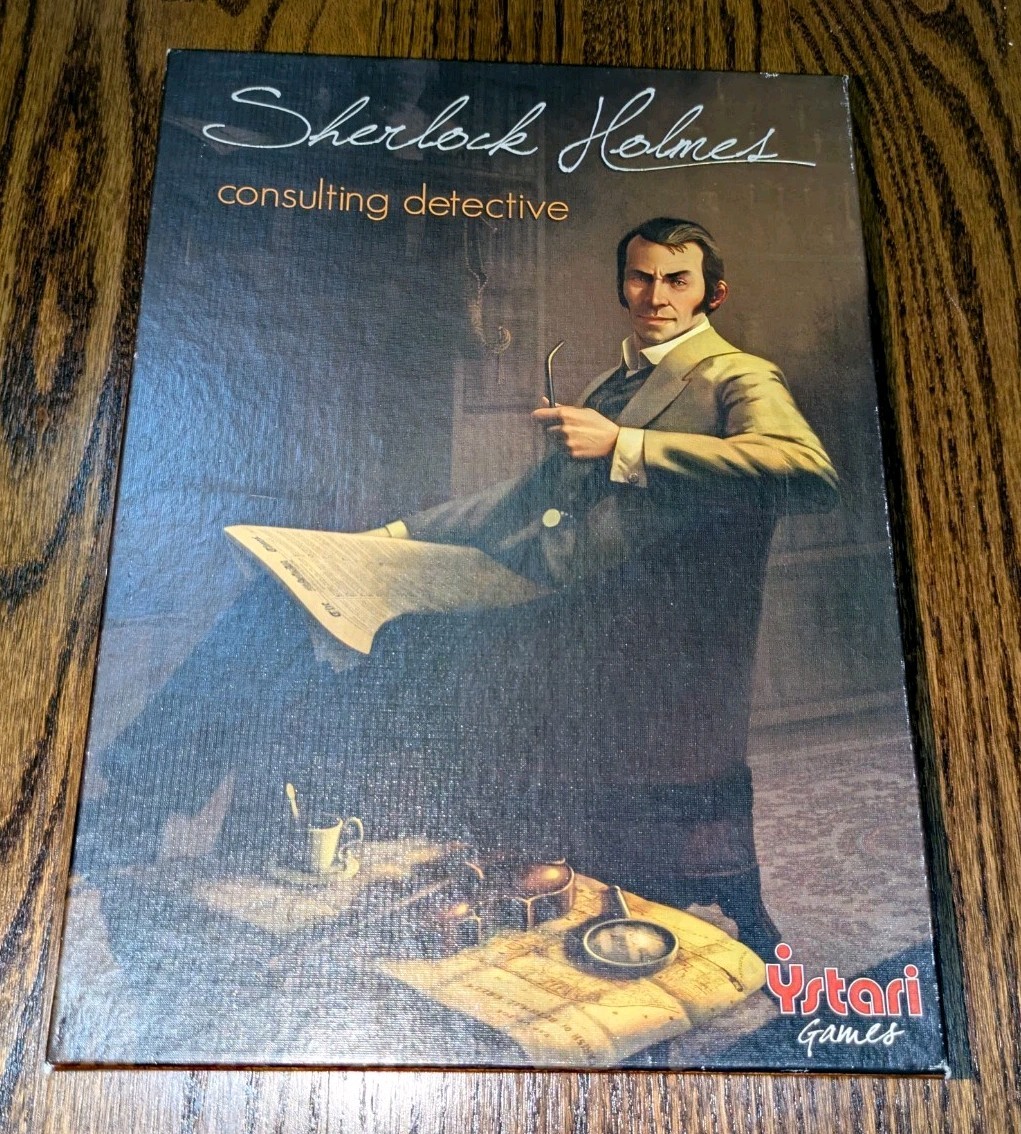 Sherlock Holmes Consulting Detective Board Game Asmodee Ystari Compete 2014 Vtg
