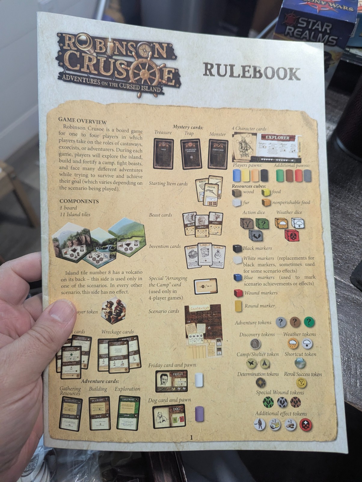ROBINSON CRUSOE Adv on the Cursed Isl Board Game 100% COMPLETE 2012 AWARD WINNER