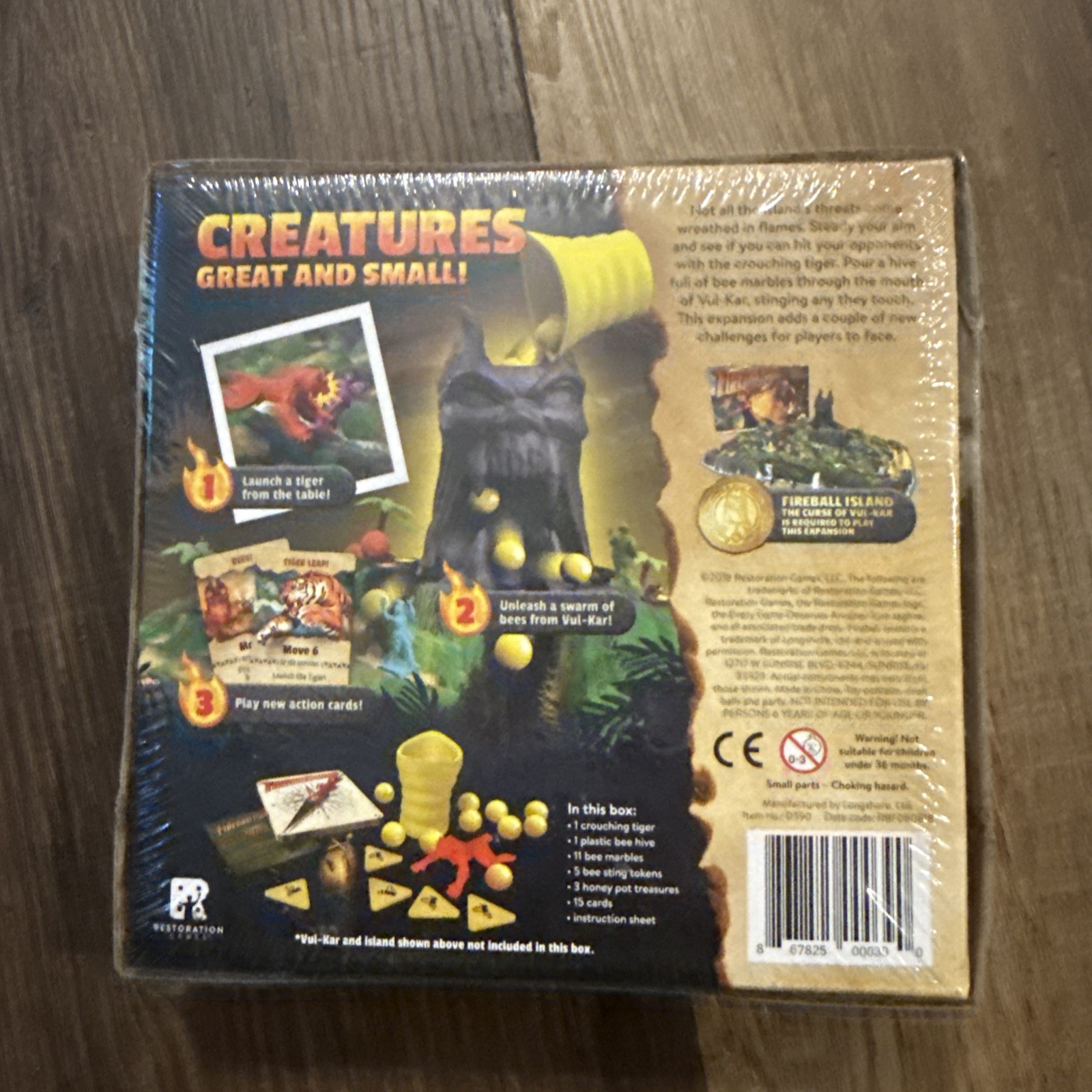 Fireball Island Crouching Tiger Hidden Bees Expansion Restoration Games Sealed