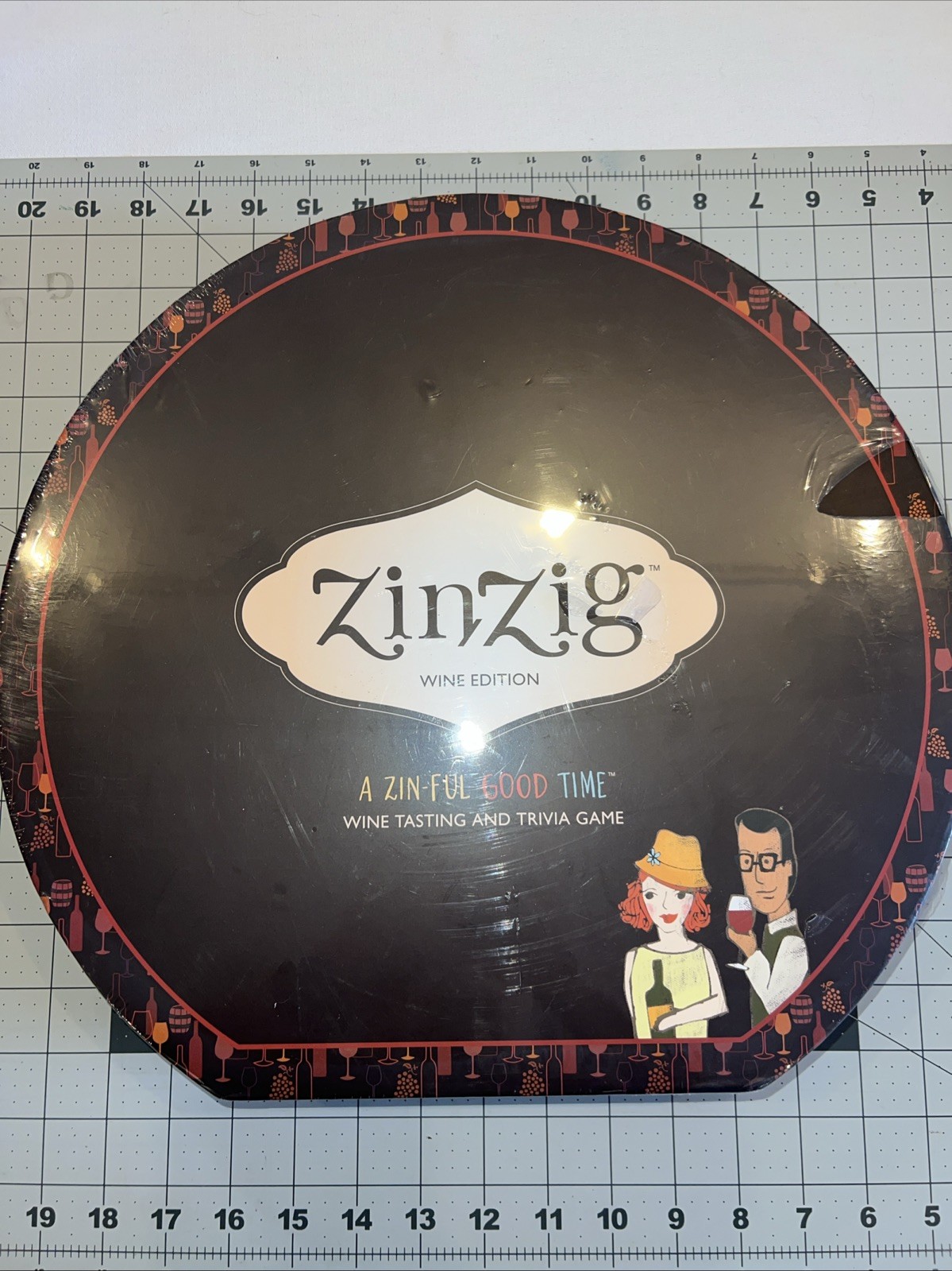Party Game ZinZig Wine Edition Wine Tasting & Trivia Game New Sealed 21 & Up