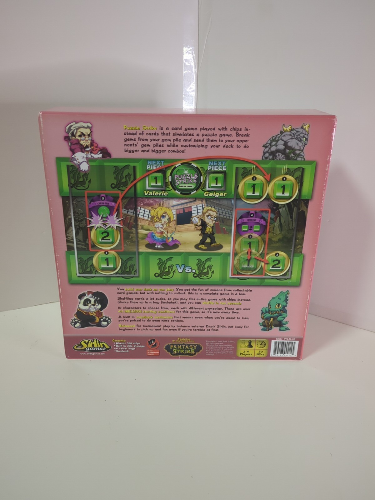 Puzzle Strike Bag of Chips 2010 Strategy Card Board Game Sirlin Games Sealed