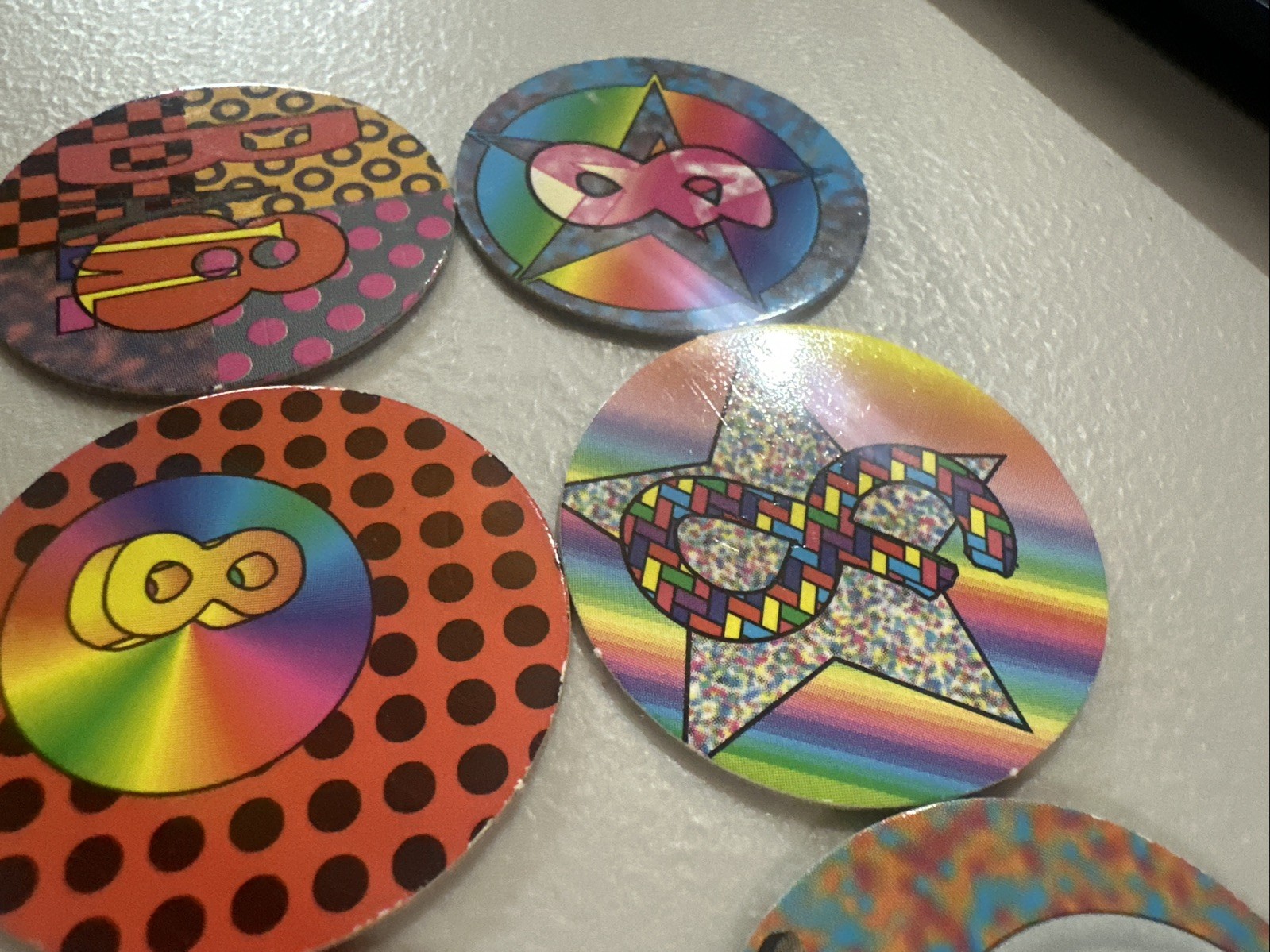 Lot Of 18 8 Ball Style Pogs Pog Milk Caps None Branded As Shown