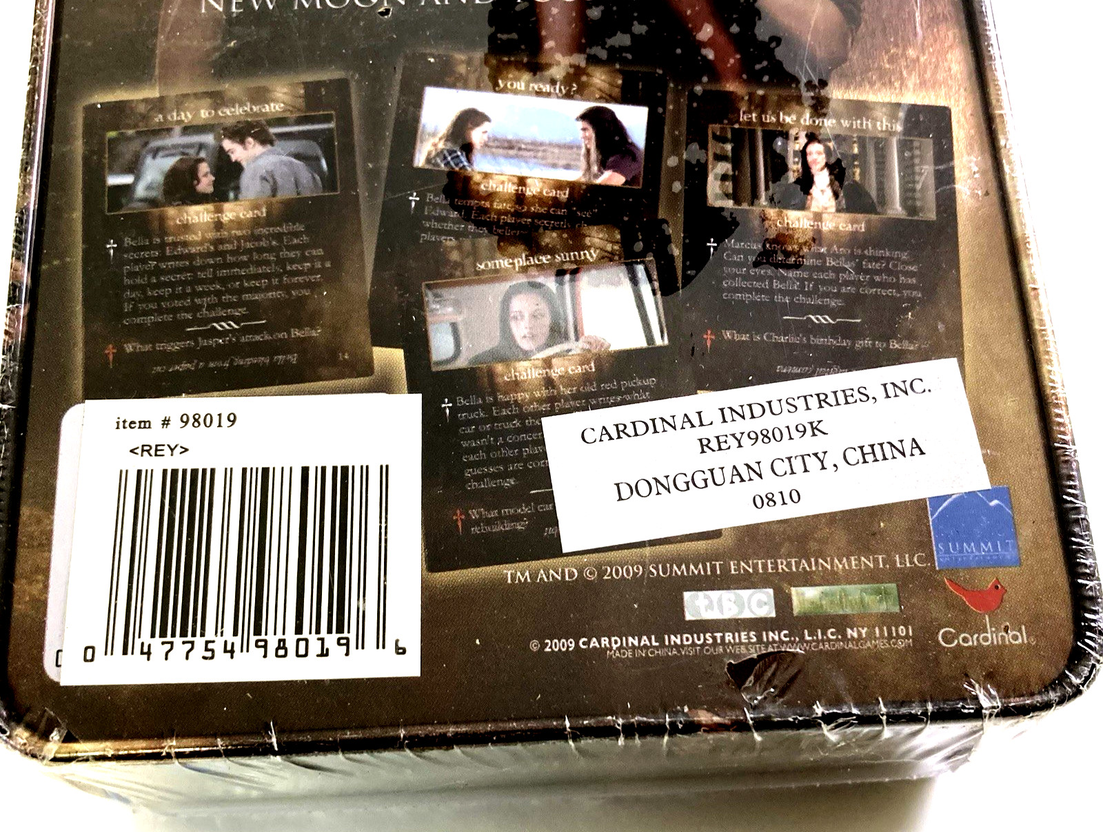 Twilight The Movie Card Game, 2 to 4 Players,Age 13 +, Family, Tin,New,Free Ship