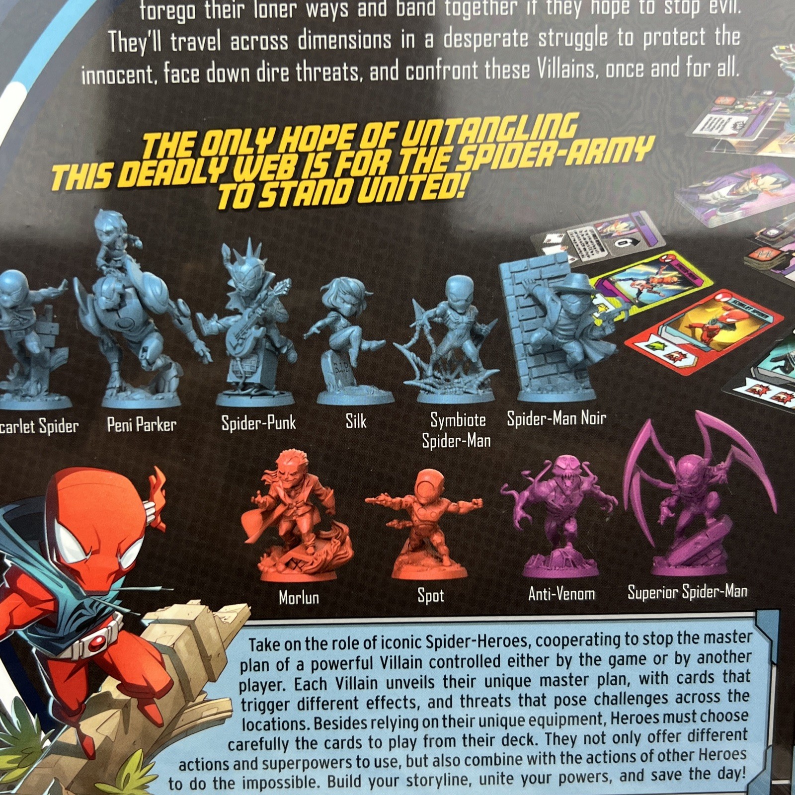 [Sealed] Marvel United Spider Geddon Board Game 1 To 4 Players Ages 14 And Up