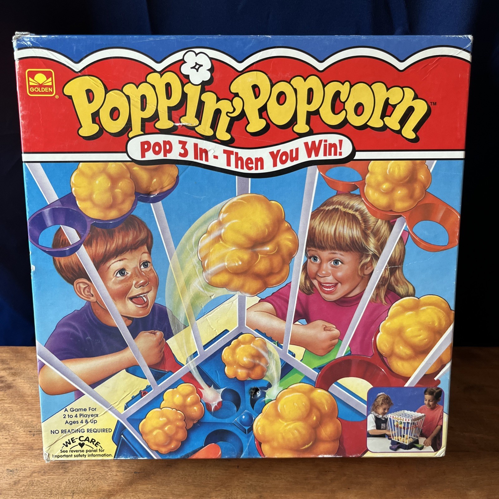 Vintage Golden Age Poppin’ Popcorn Game 1993 RARE. 99% Complete.