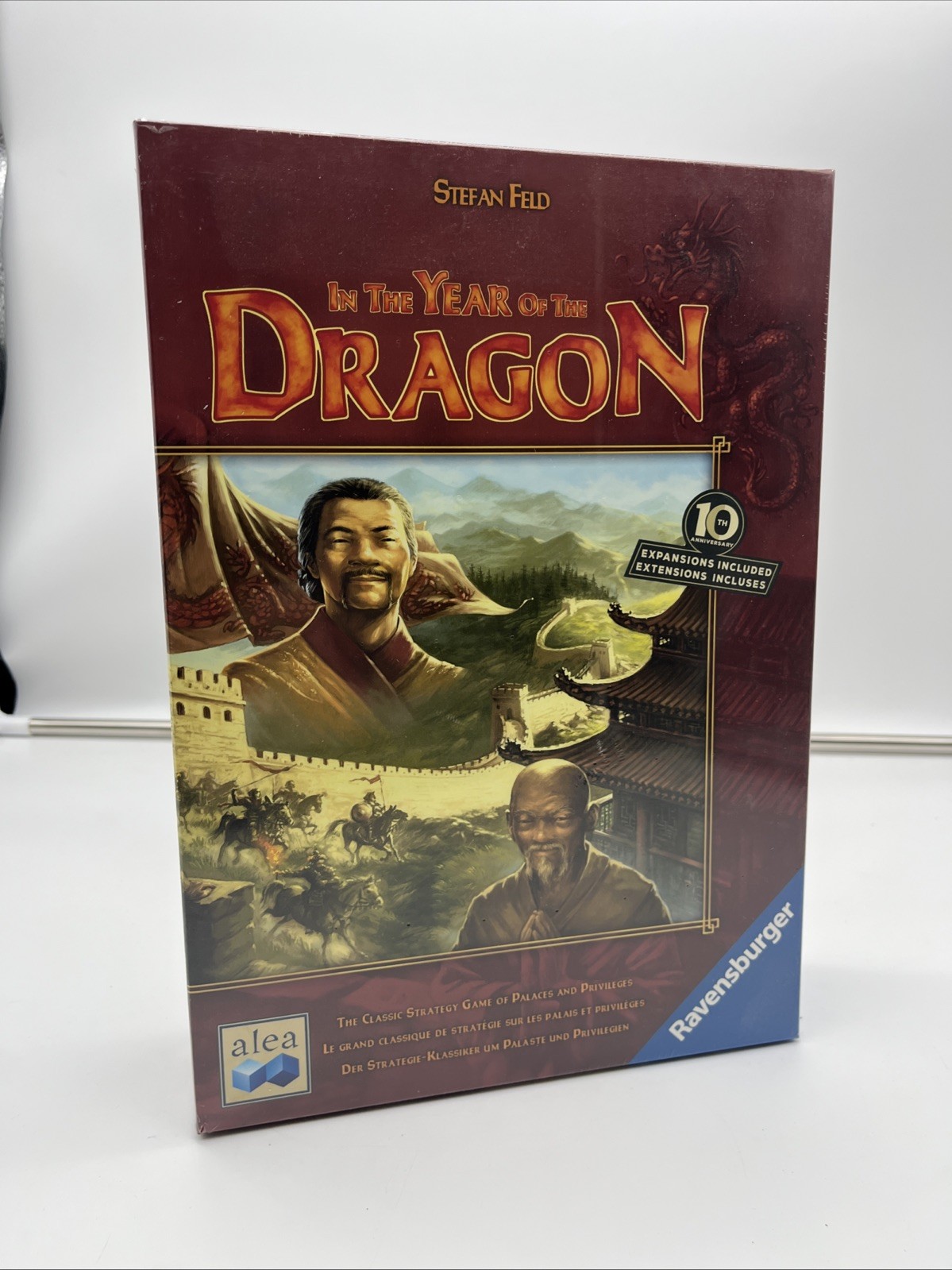 In The Year Of The Dragon Board Game, 10th Anniversary w/ Expansions, New