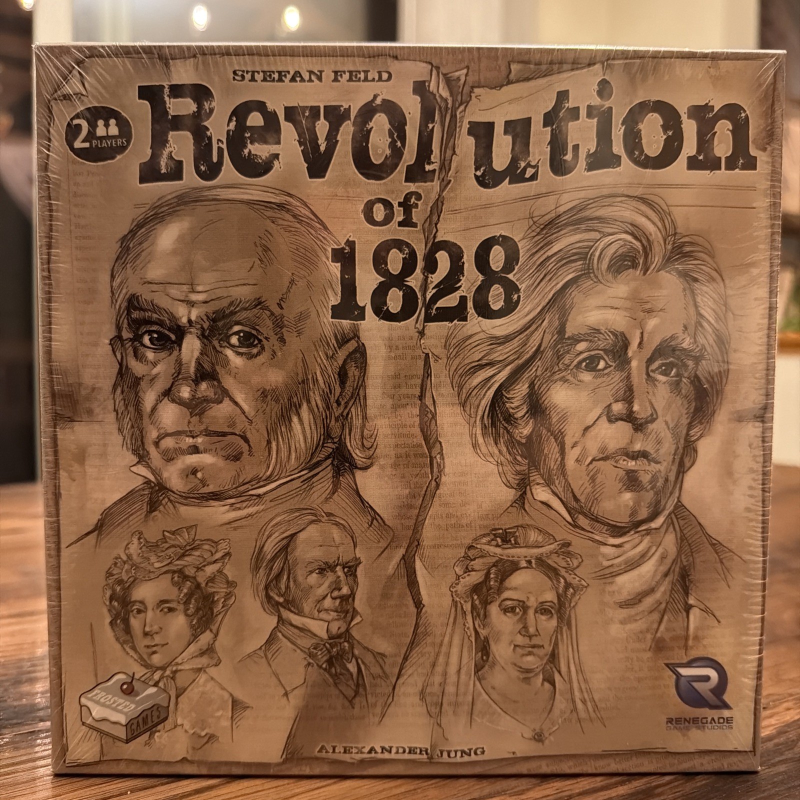Revolution of 1828 board game – brand new & sealed – Stefan Feld