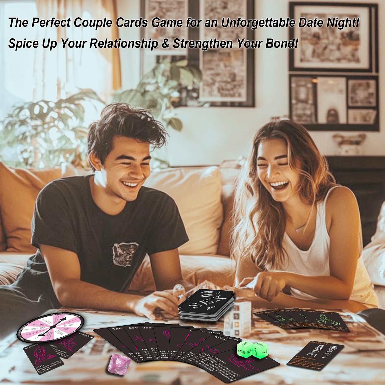 Sex Game for Adults 42 Romantic Bedroom Cards with Sex Positions, Challenges…