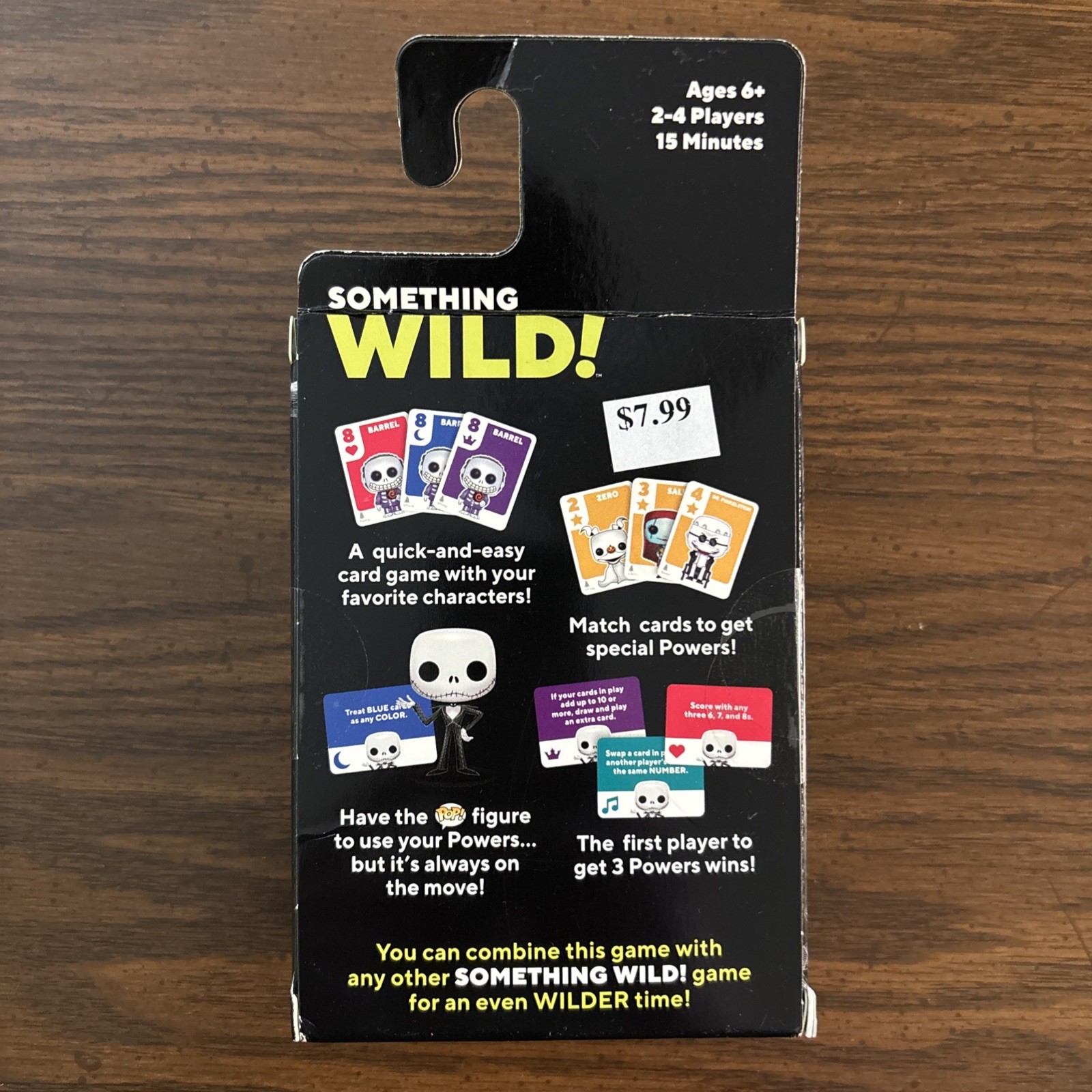 Funko Disney Nightmare Before Christmas Something Wild Card Game w/ Figurine New