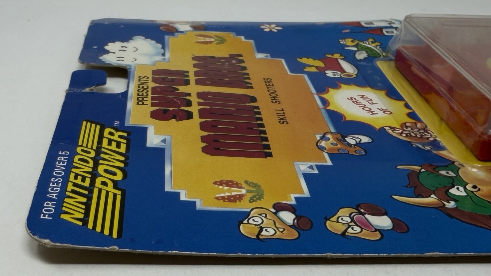 Nintendo Power 1988 Super Mario Bros. Skill Shooter Spinning Target Vintage Game