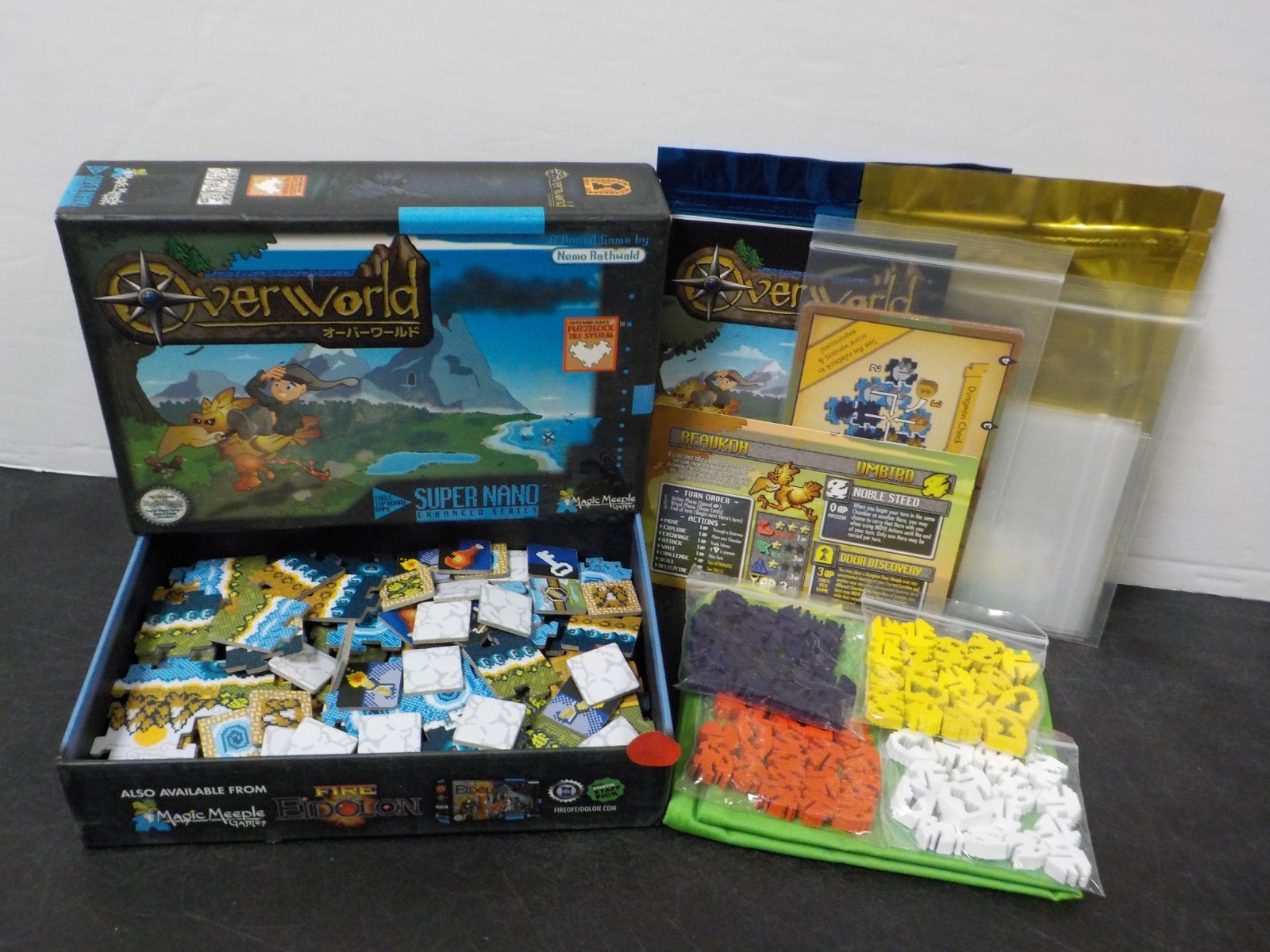 G723 Overworld Board Game Magic Meeple Games Super Nano Series