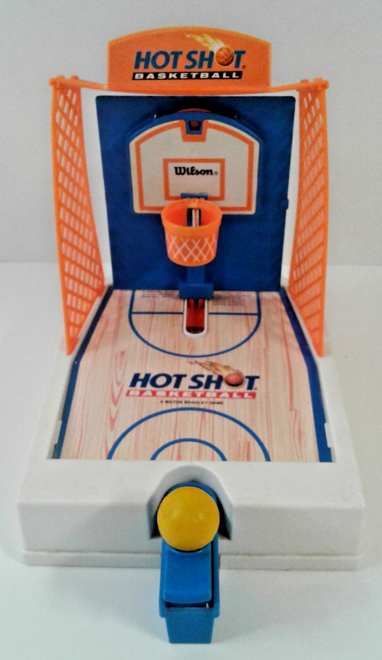 Vintage 1992 Milton Bradley Hot Shot Basketball Travel Game