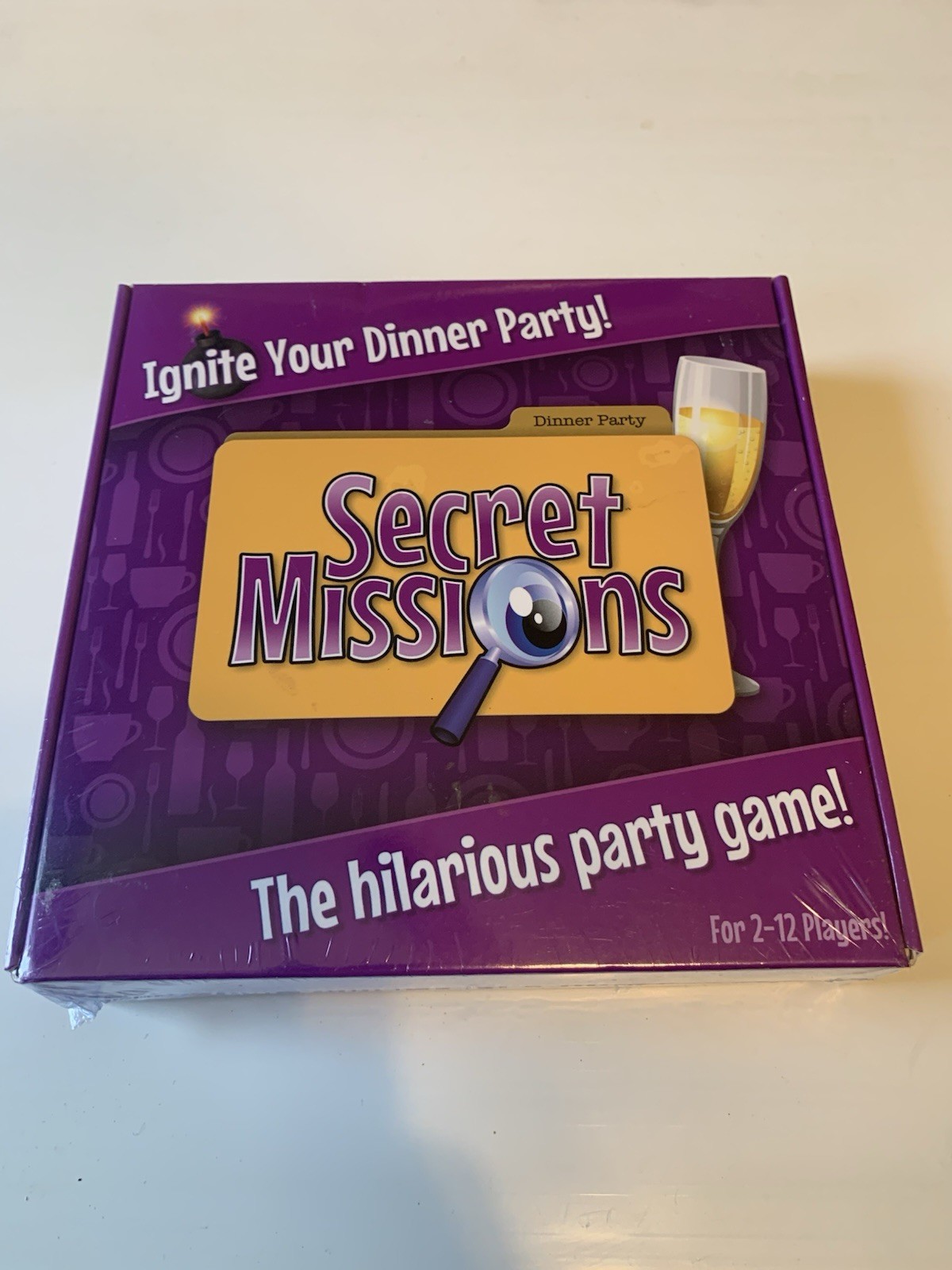 Secret Missions Ignite Your Dinner Party game 2-12 Players New SEALED