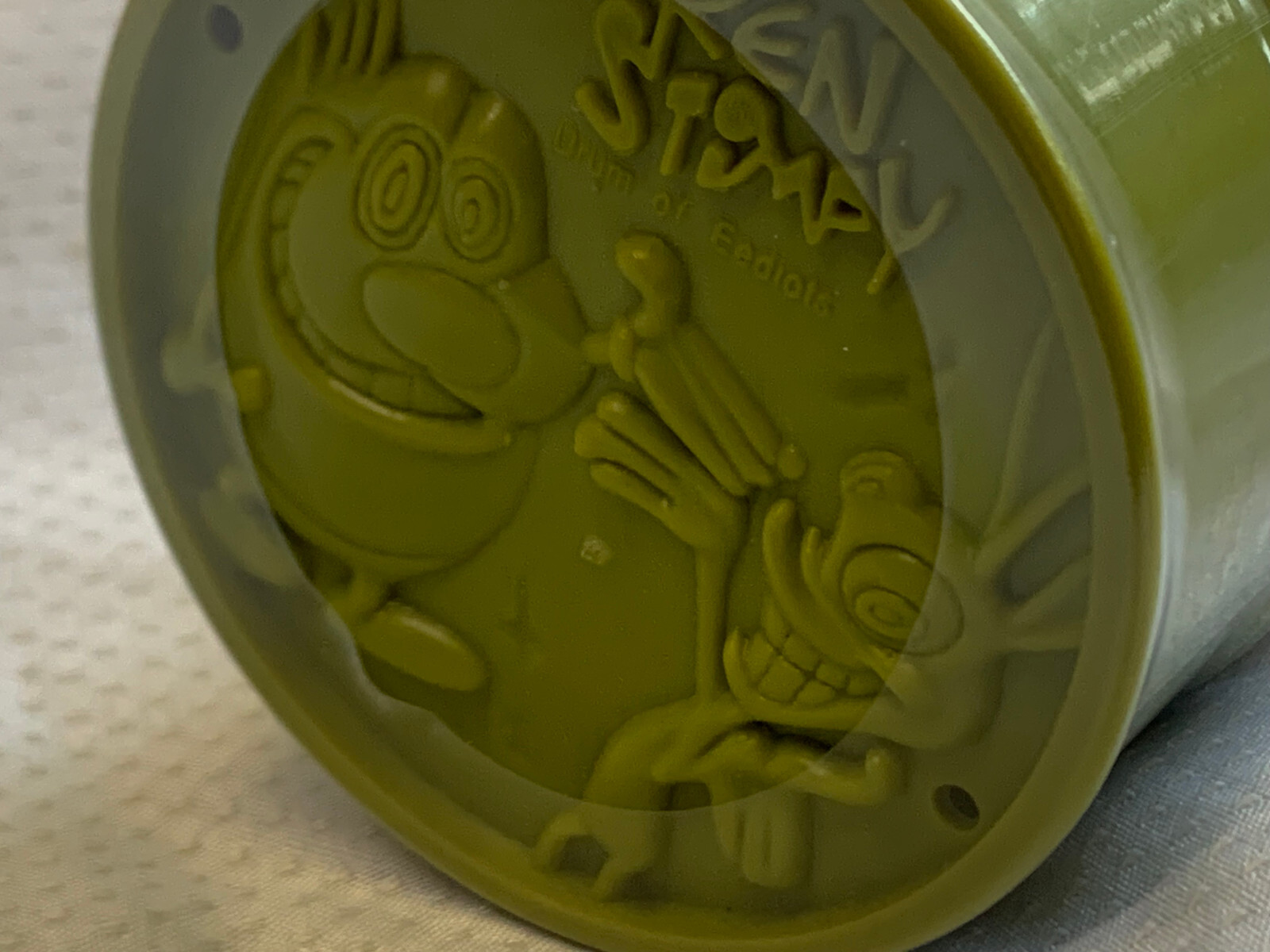 2004 Sababa Toys Super Toxic DRUM OF EEDIOTS Ren & Stimpy Sealed Toy Game