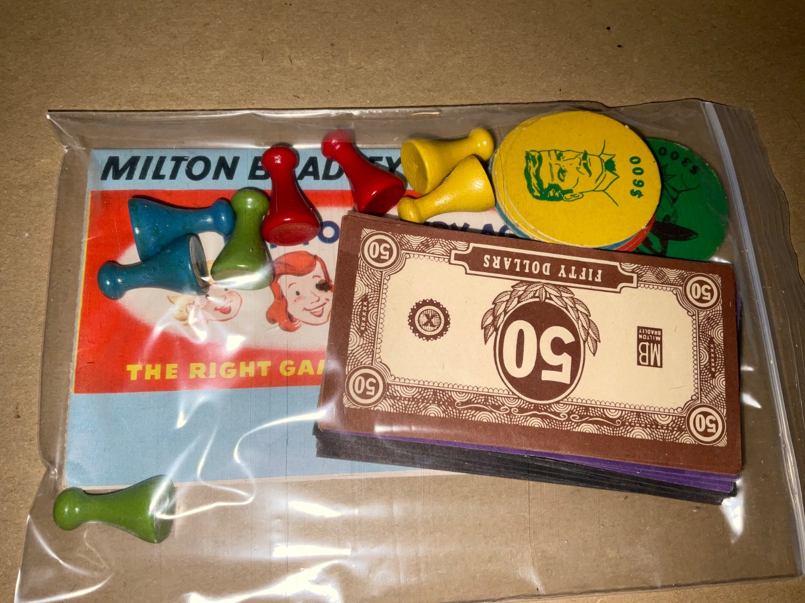 Vtg 4310-2 Annie Oakley Board Game Western Milton Bradley 100% Complete! See Pic