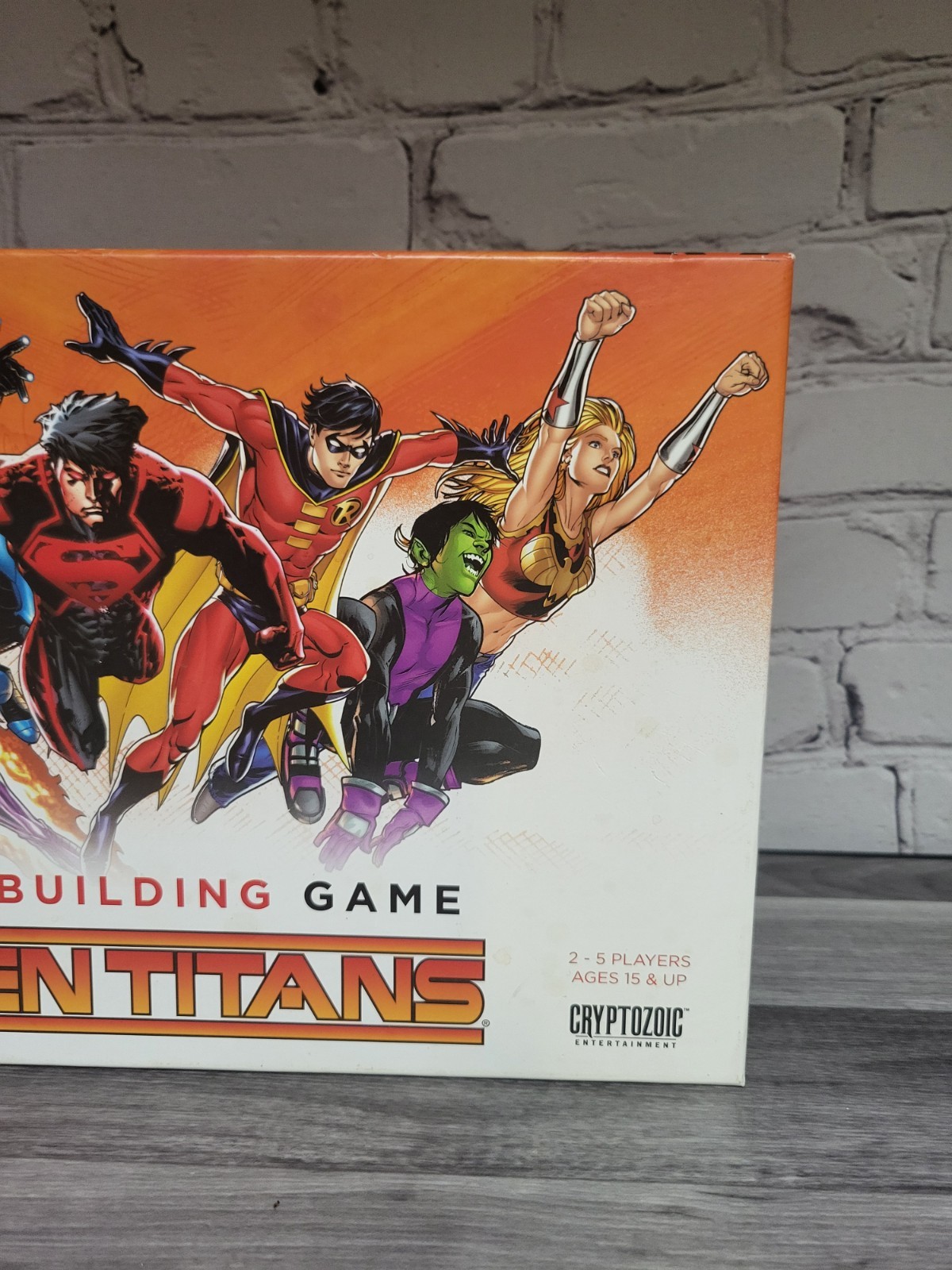 DC Deck-Building Game Teen Titans Opened Box Sealed Contents 2015 Missing Promo
