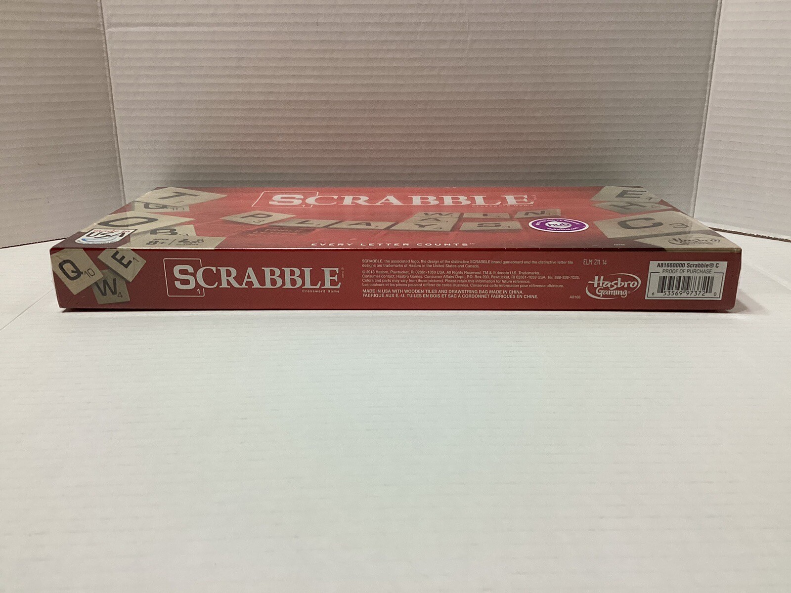 BRAND NEW Hasbro Scrabble Board Game SEALED Family Fun Night 2-4 Players Ages 8+