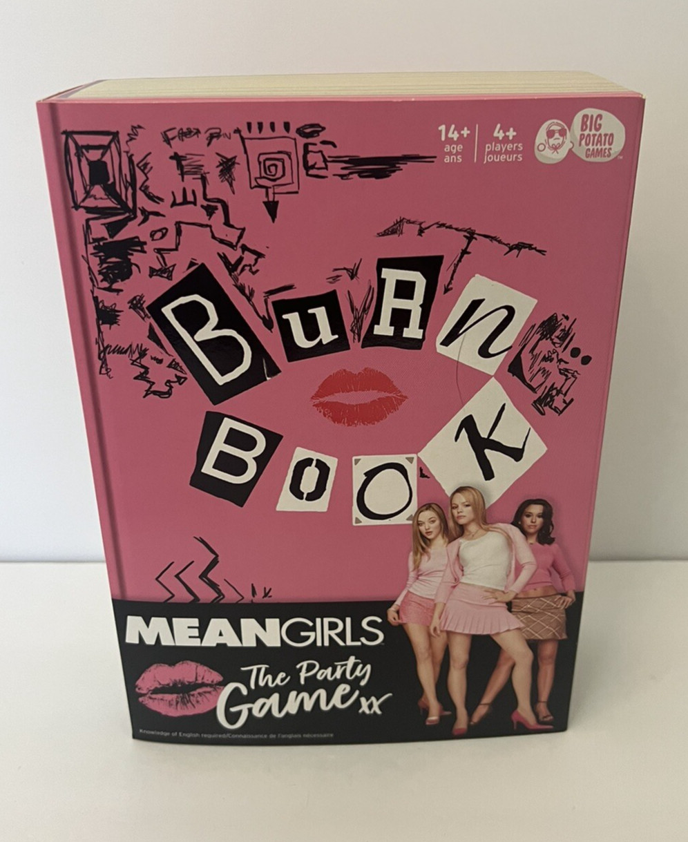 MEAN GIRLS Burn Book A Party Game Board Game Brand New! As seen on TIKTOK 14+